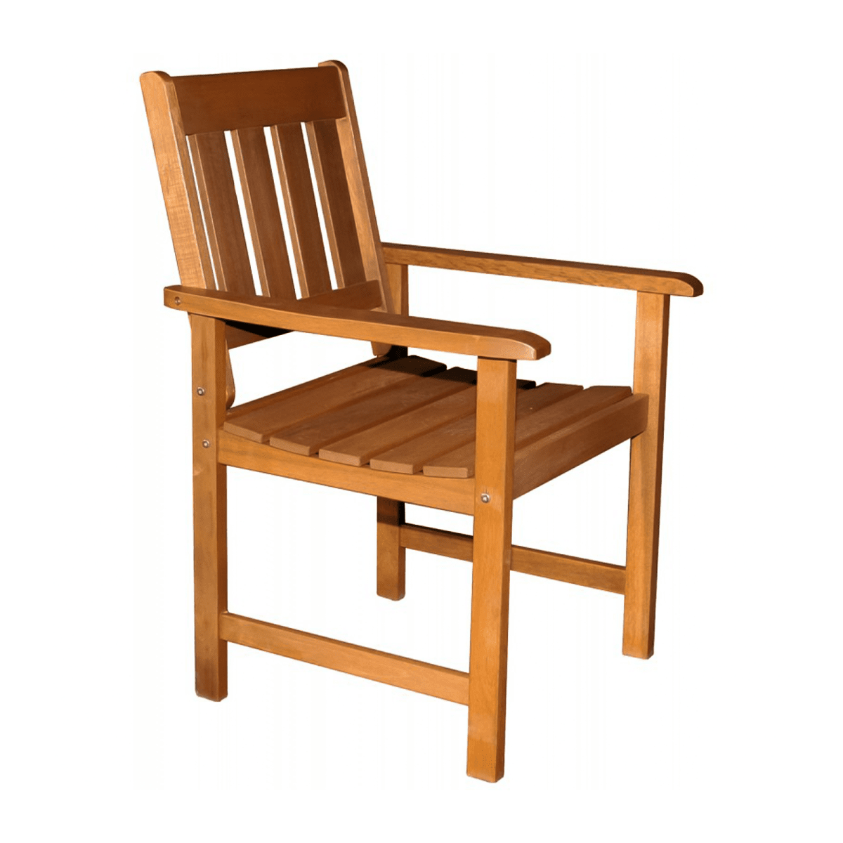 Poltrona da giardino "Royal" in legno massello tropicale cm 61x63 90h - MondoViro