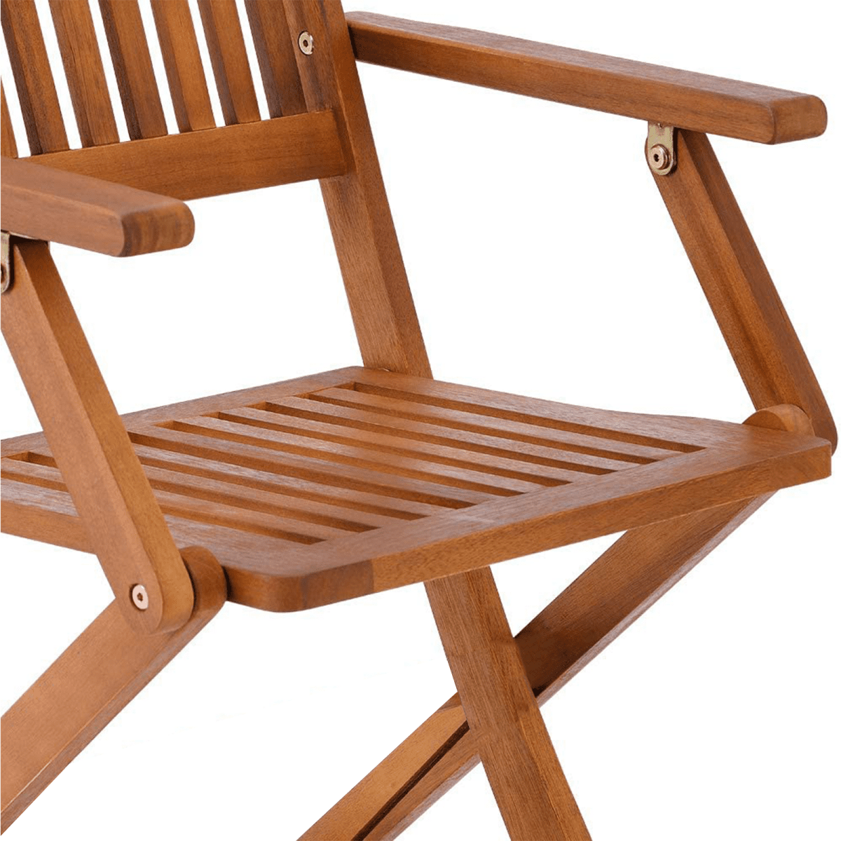 Sedia da giardino pieghevole "Royal" in legno cm 60x51 88h - MondoViro