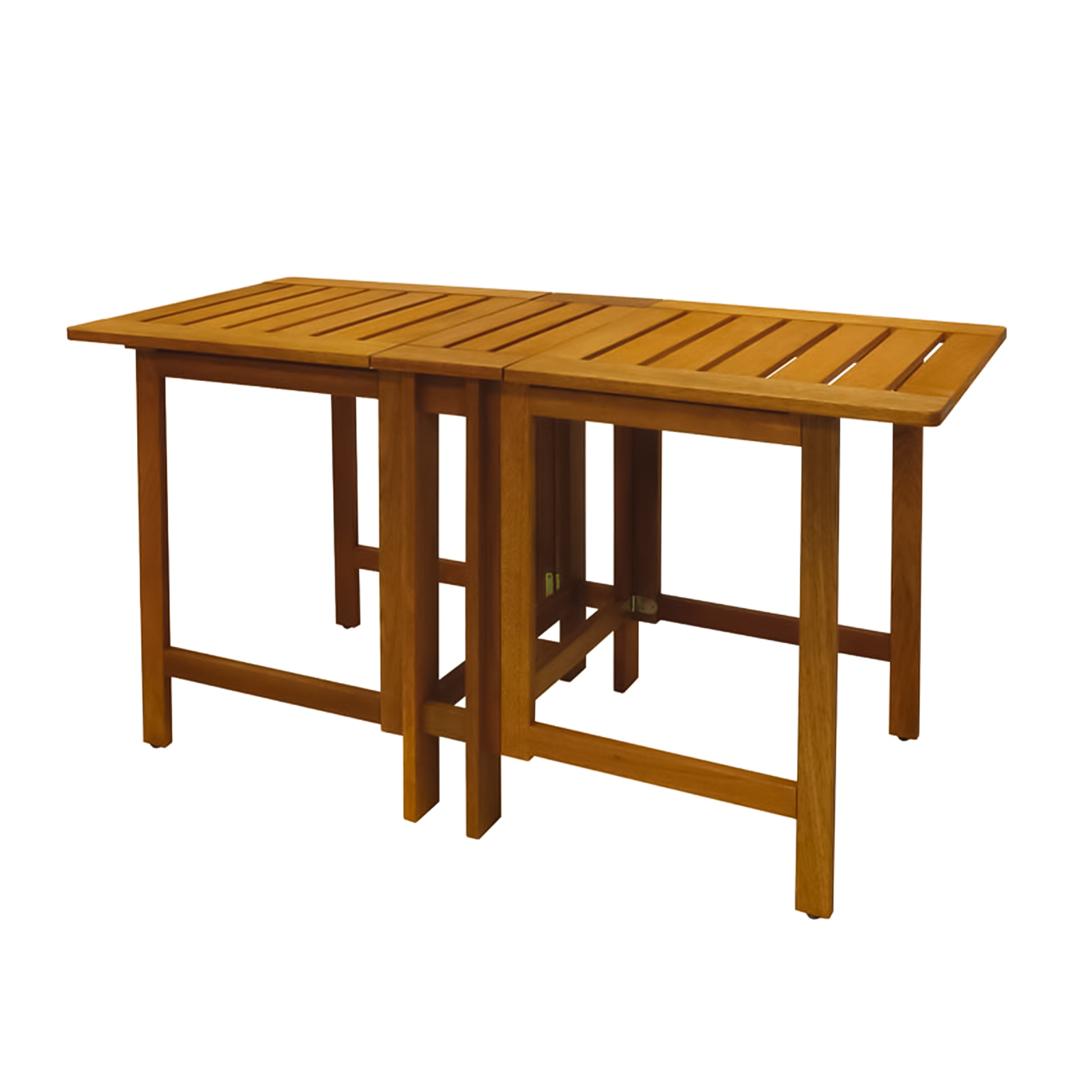 Tavolo da pranzo Royal in legno massello per giardino pieghevole o con foro porta ombrellone