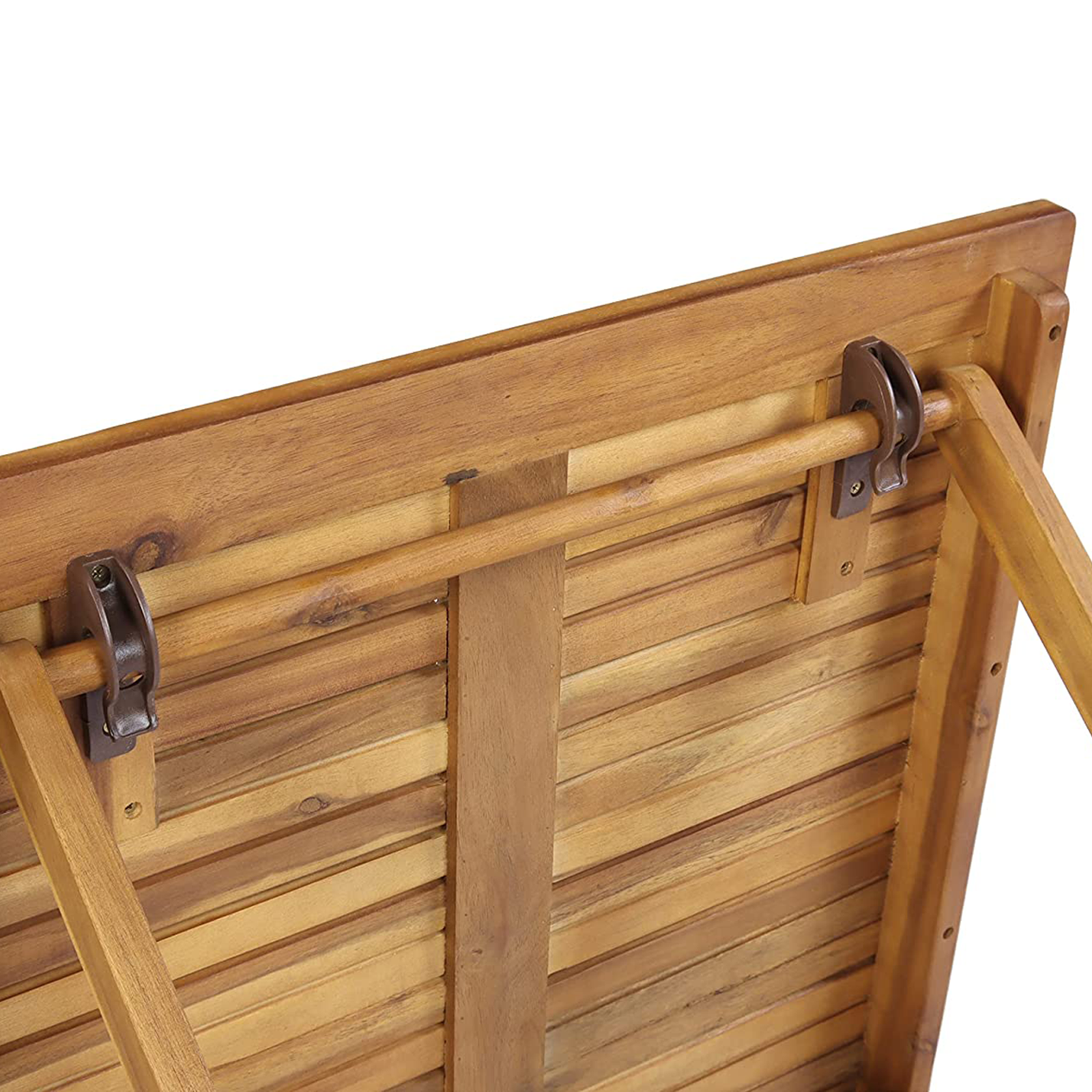 Set da pranzo in legno massello Impression sedia e tavolo richiudibile per giardino