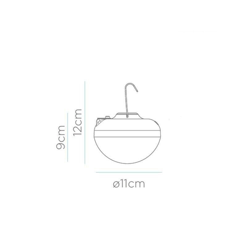 Lampadina led da esterno Cherry a batteria con gancio e telecomando