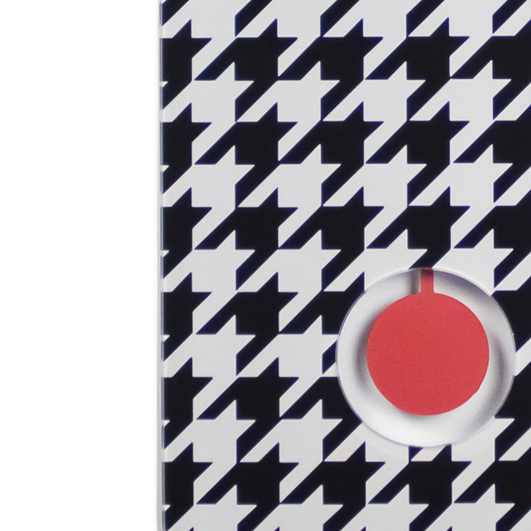 "New York" design pendulum clock in plexiglass with UV printing