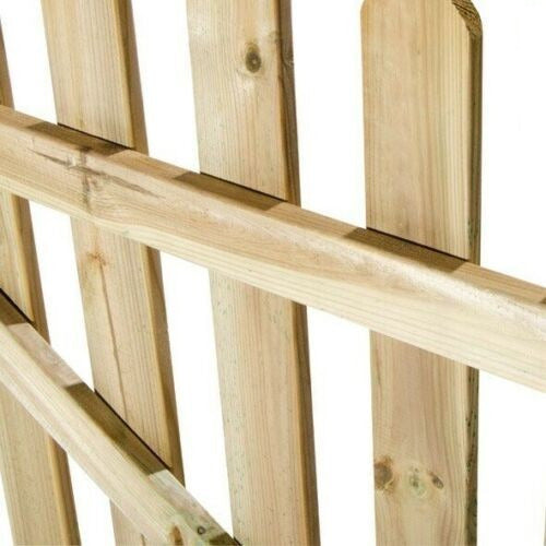 Cancello per recinzione da esterno in legno di Pino 100x100 cm