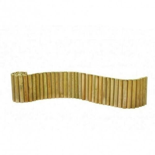 Staccionata a mezzi pali Rollborder in legno di pino impregnato