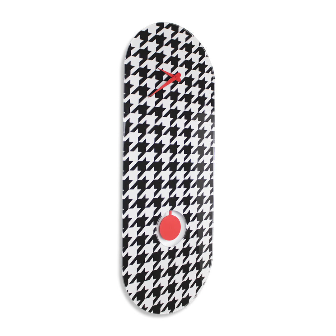 "New York" design pendulum clock in plexiglass with UV printing