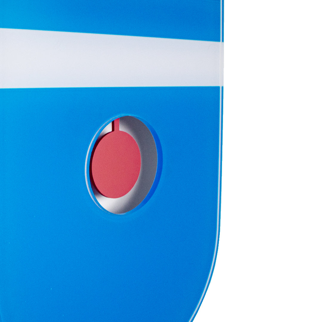 "Capri" design pendulum clock in plexiglass