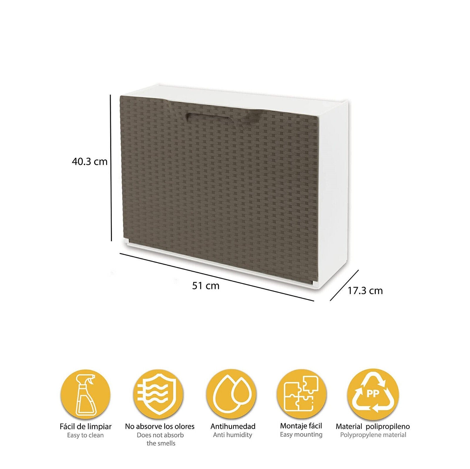 Mobile a scarpiera impilabile modello Unika