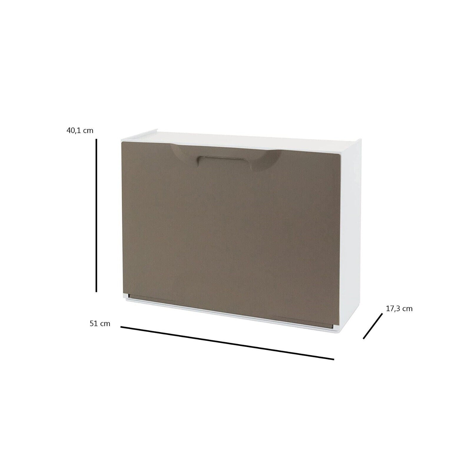 Mobile a scarpiera impilabile modello Unika