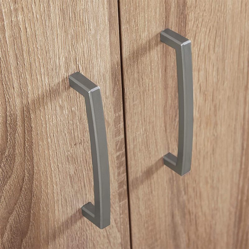 Armadio guardaroba rovere in legno a 3 ante con 2 cassetti cm 120x46,5 h184