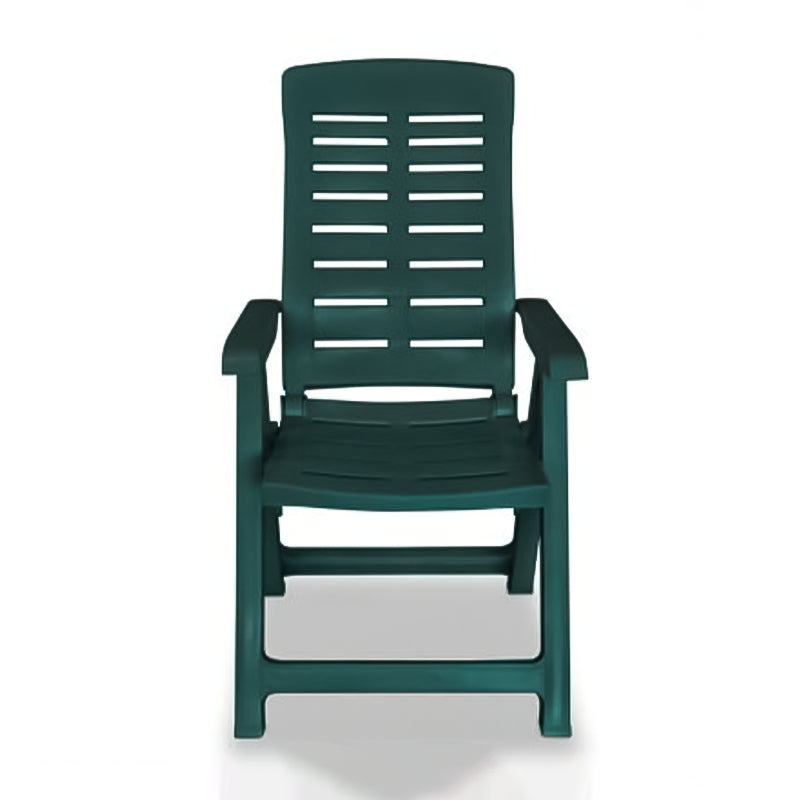 Sedia da esterno in resina pieghevole con braccioli richiudibile per giardino e veranda