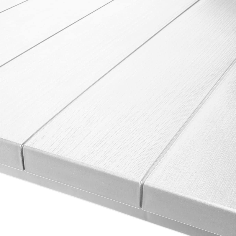 Tavolo da esterno Julie dogato in resina quadrato per giardino cm 147x90 h74