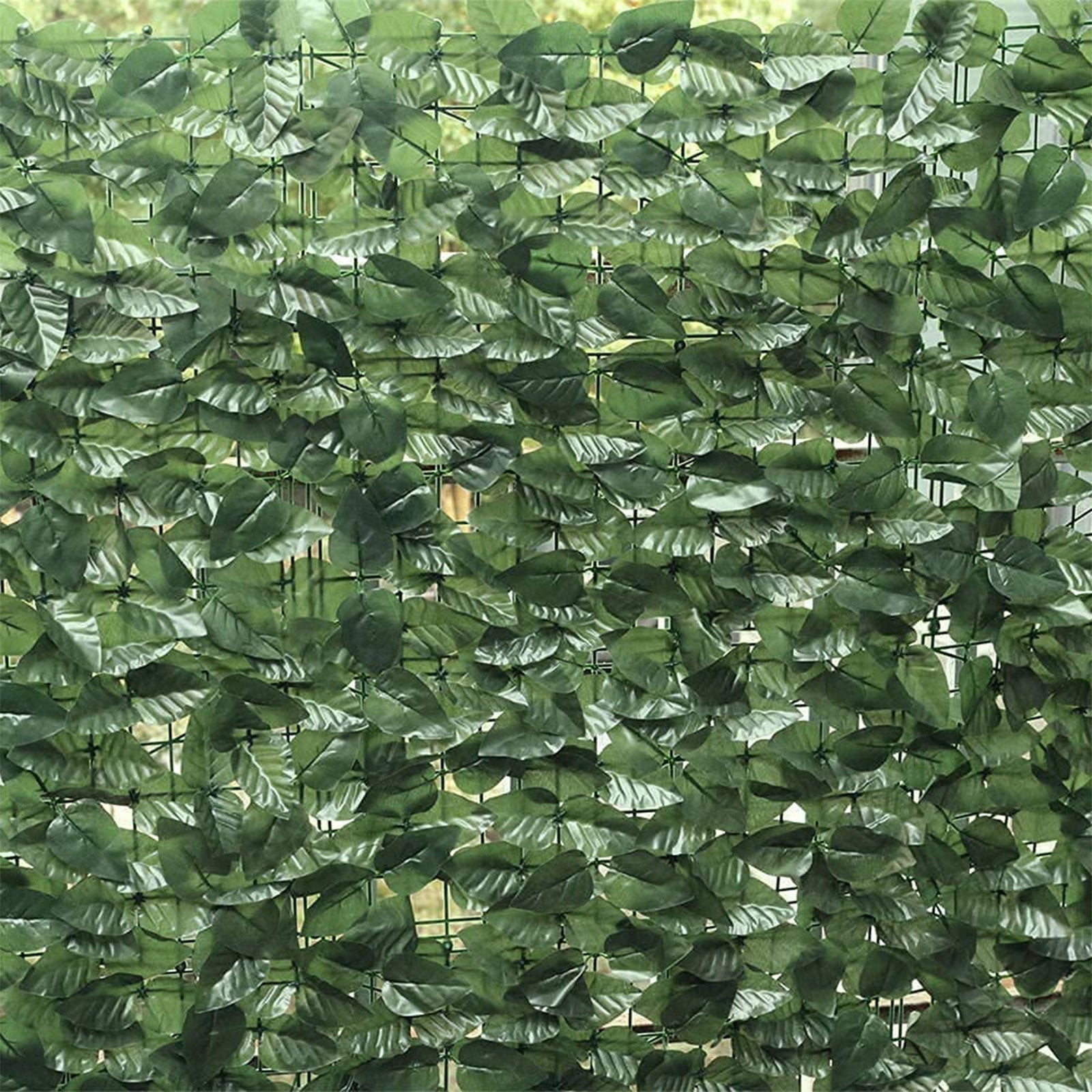 Siepe sintetica a foglie di lauro effetto naturale in rotolo