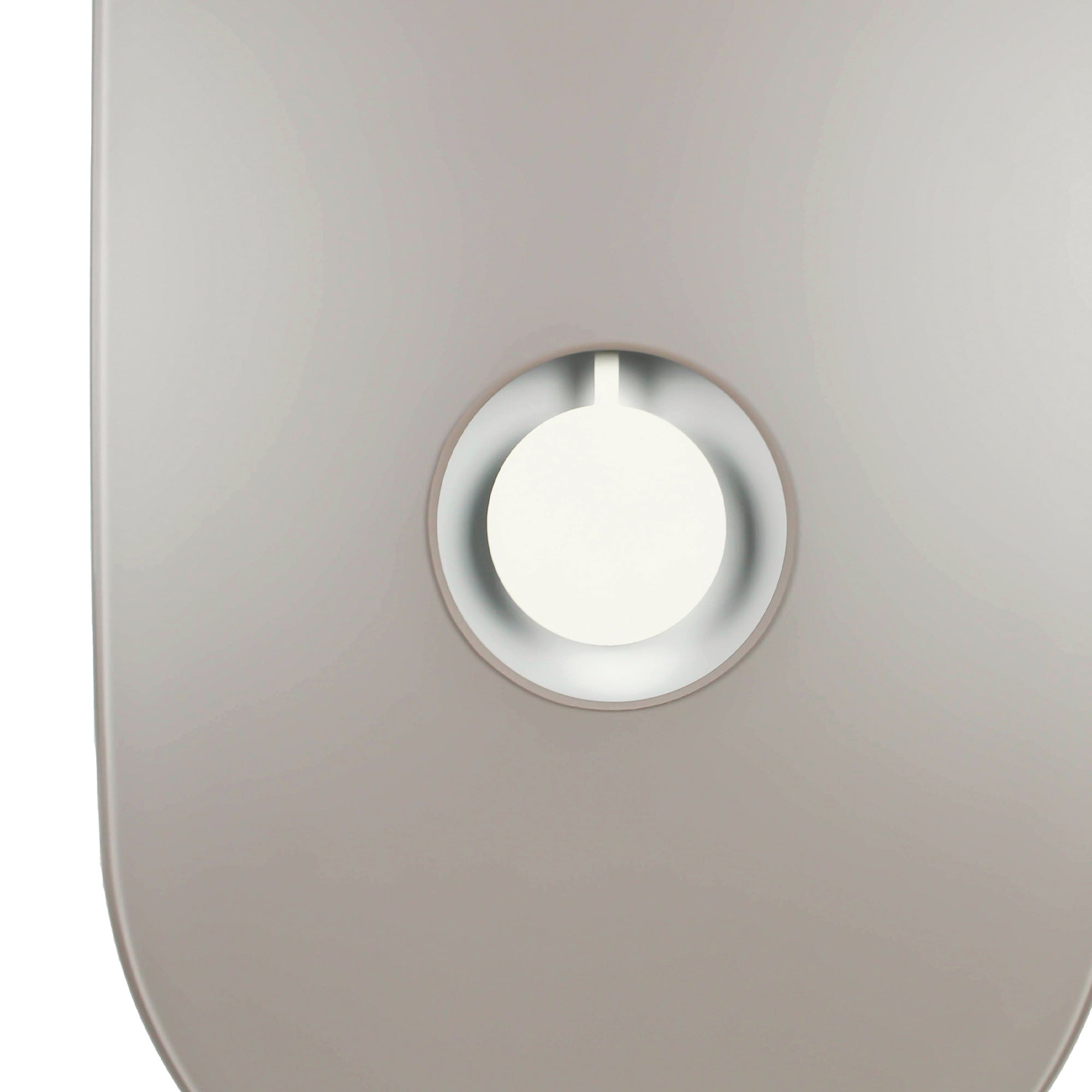 "Berlin" designer pendulum clock in satin glass