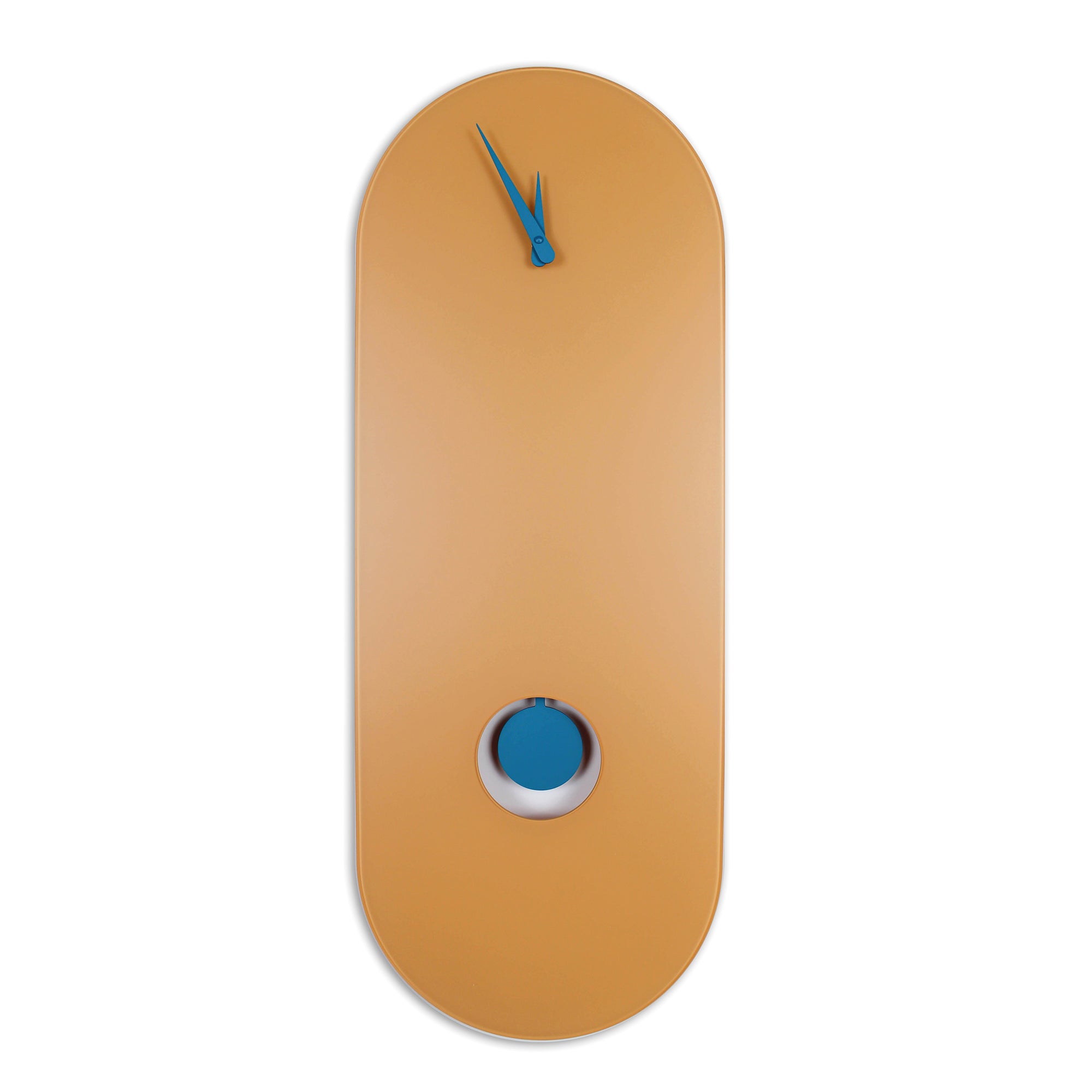 "Marrakech" designer pendulum clock in frosted glass