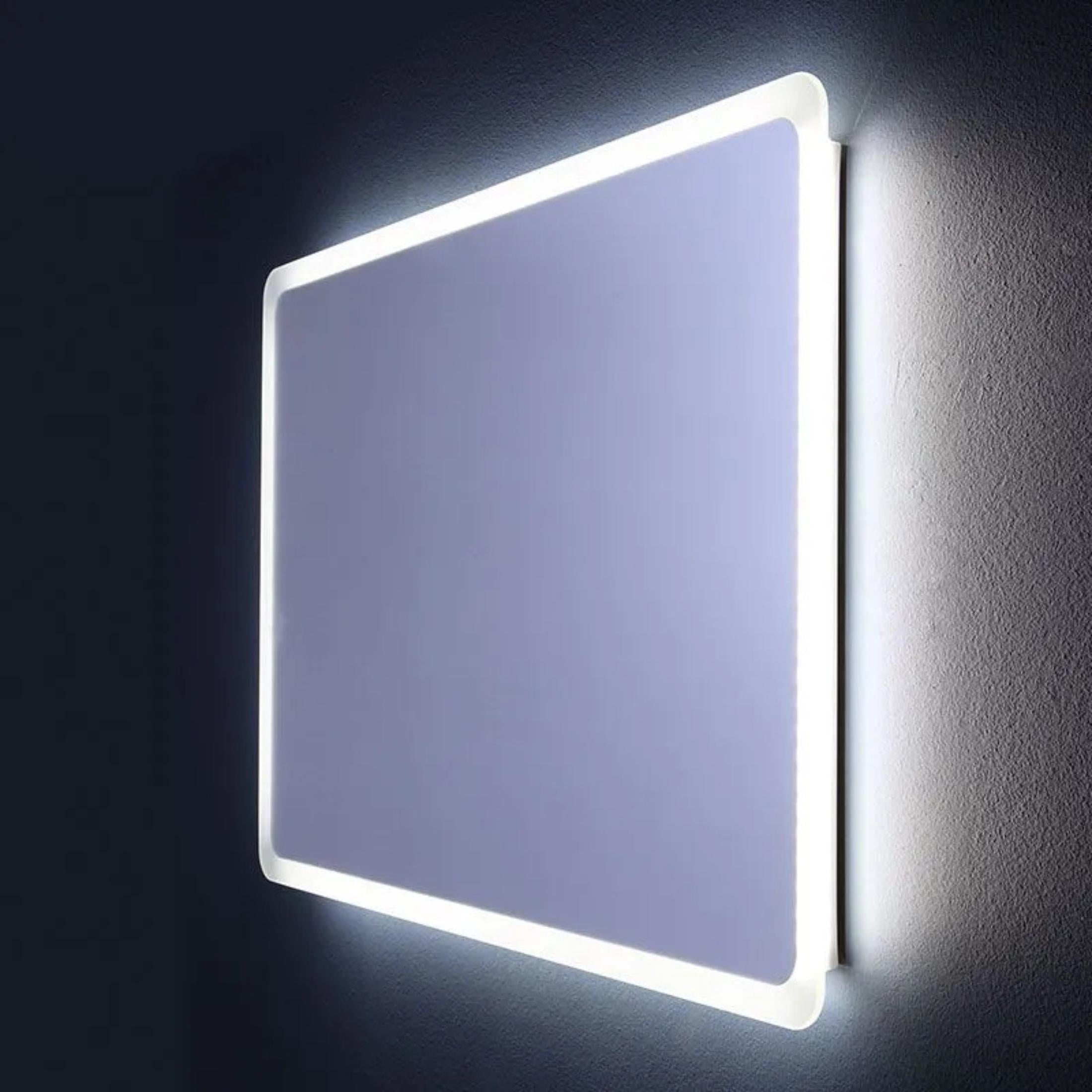 Dallas Rounded LED Bathroom Mirror with Illuminated Frame