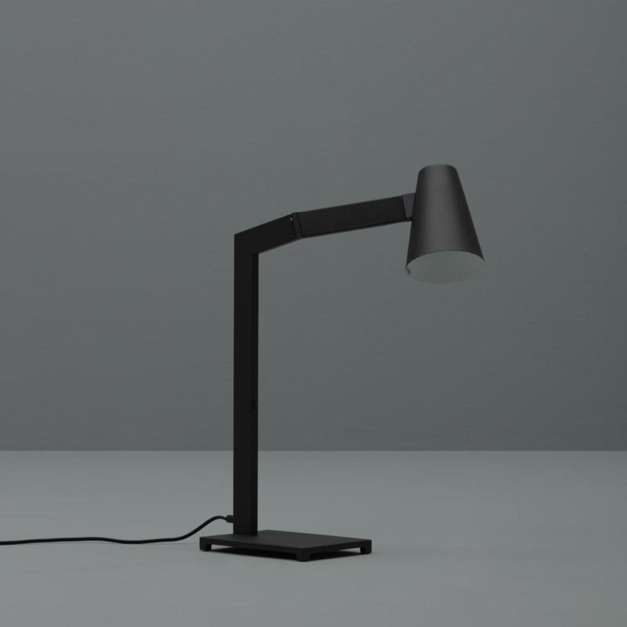 "Indi" table lamp with black metal lampshade 15x42 cm 60.5h