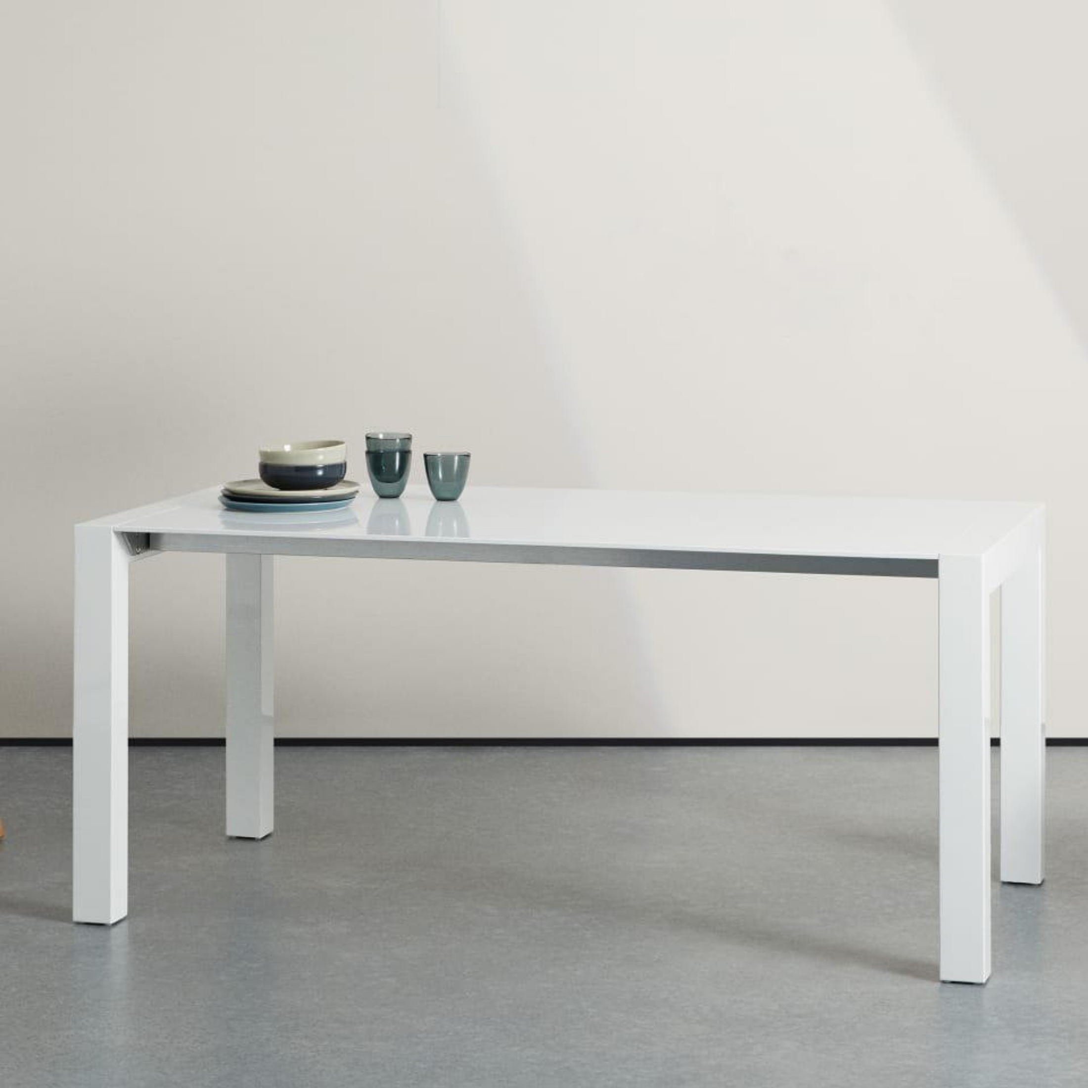 Extendable wooden dining table "Snooker" 12-seater cm 174/264x90 76h