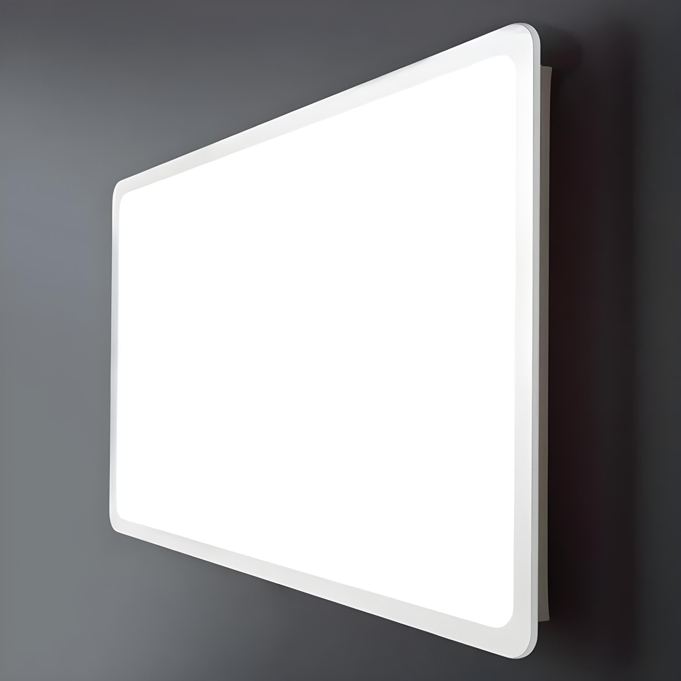 Dallas Rounded LED Bathroom Mirror with Illuminated Frame