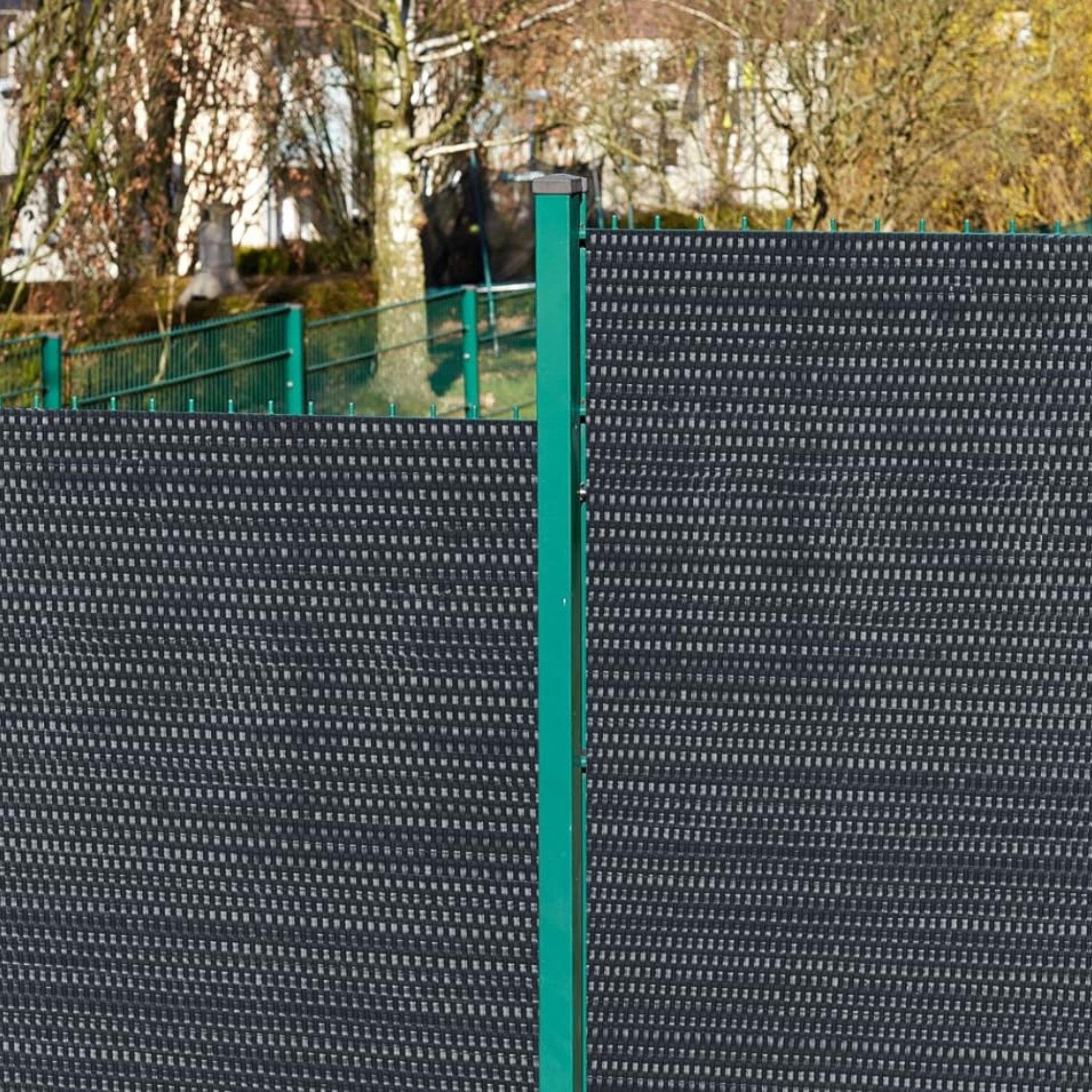 "Temp" rattan-effect privacy fence in a double-sided roll, 90x500 cm