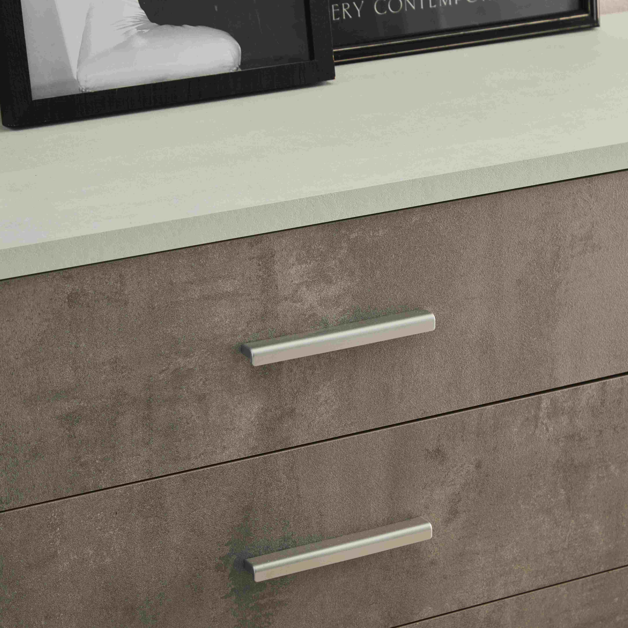 "Roby" wooden sideboard with 4 doors and 4 drawers, 203x41 cm, 84h