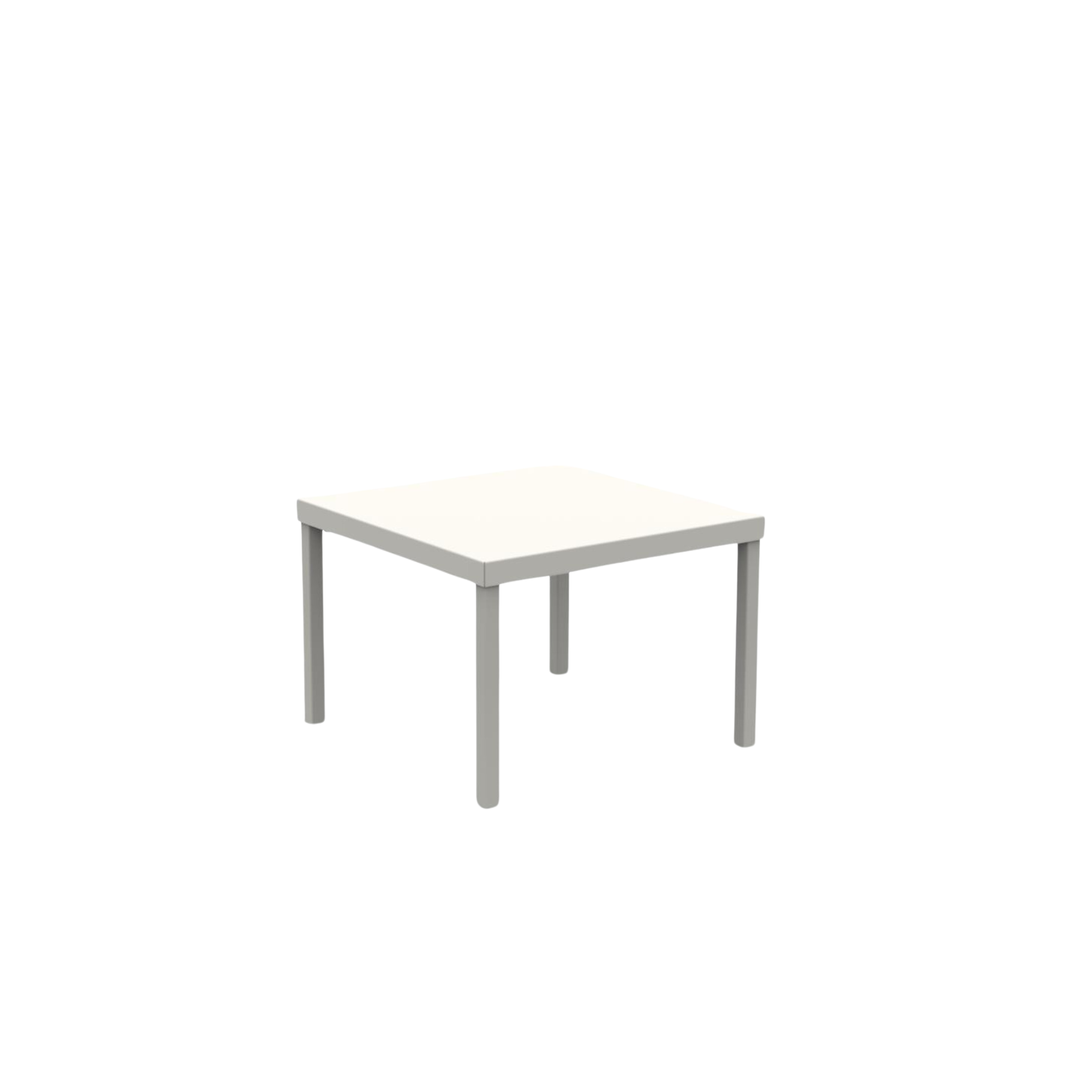 "Alice3" stackable square metal garden table, 40x40 cm, 38.5 cm high