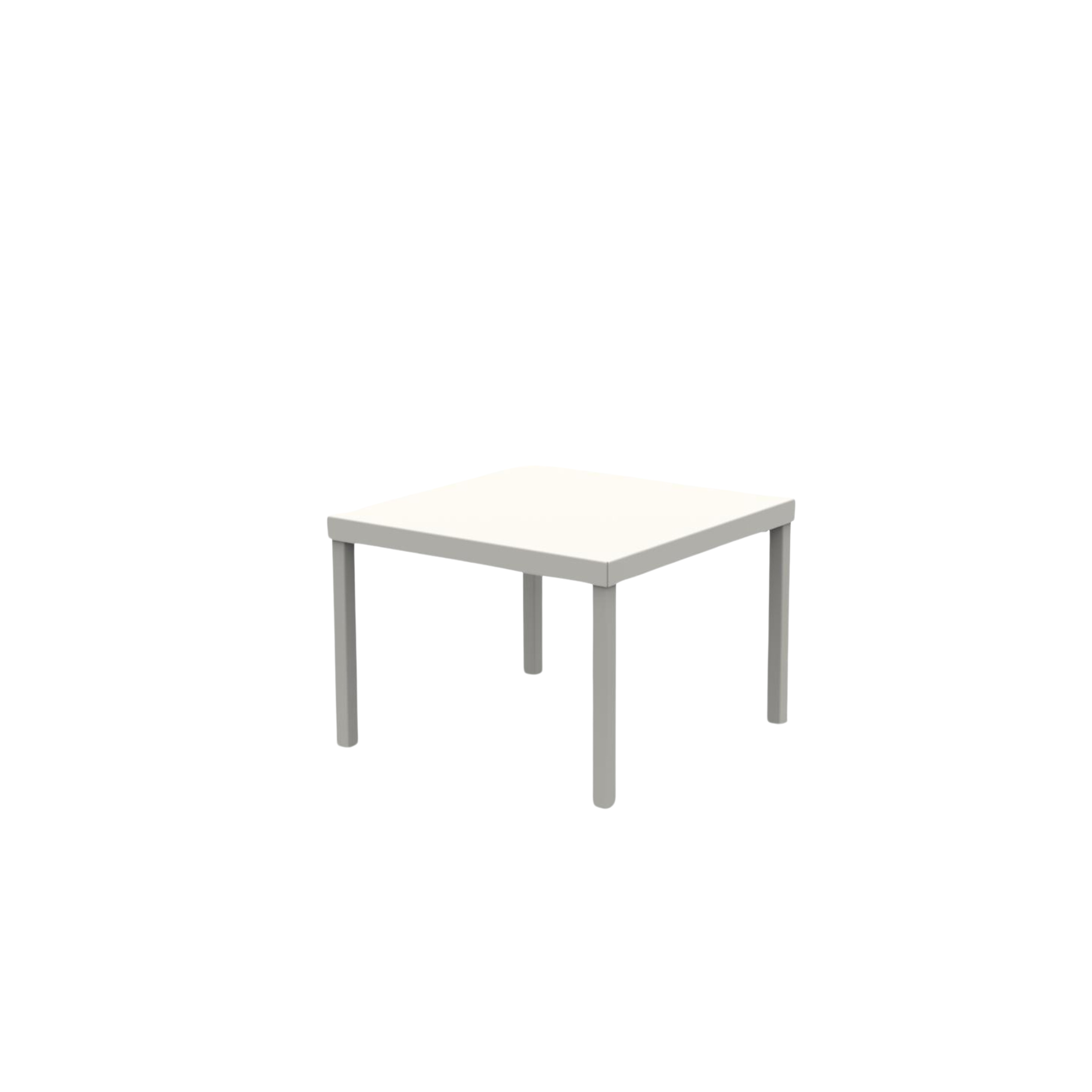 "Alice3" stackable square metal garden table, 40x40 cm, 38.5 cm high