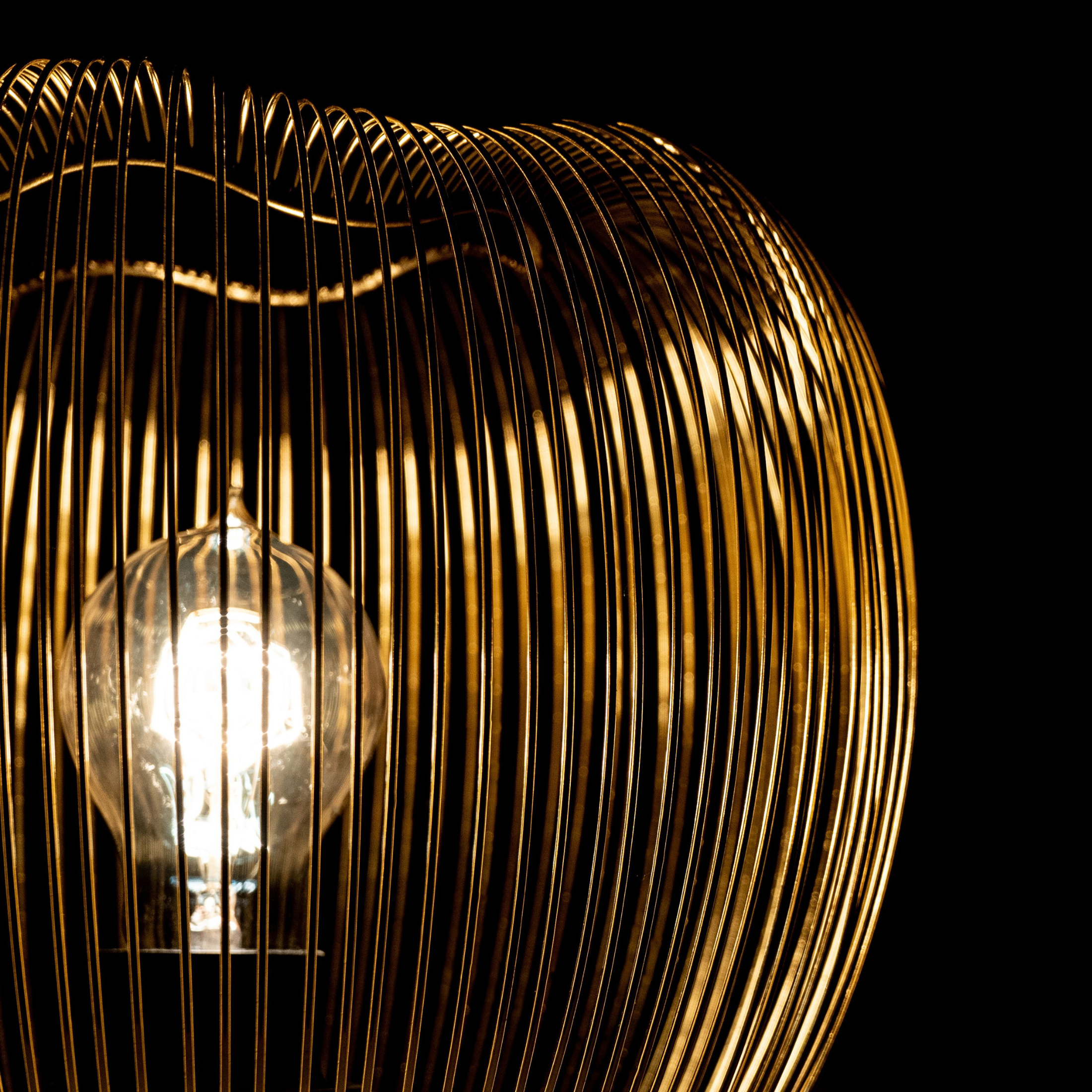 Lámpara colgante y de sobremesa "Sirio" con pantalla metálica