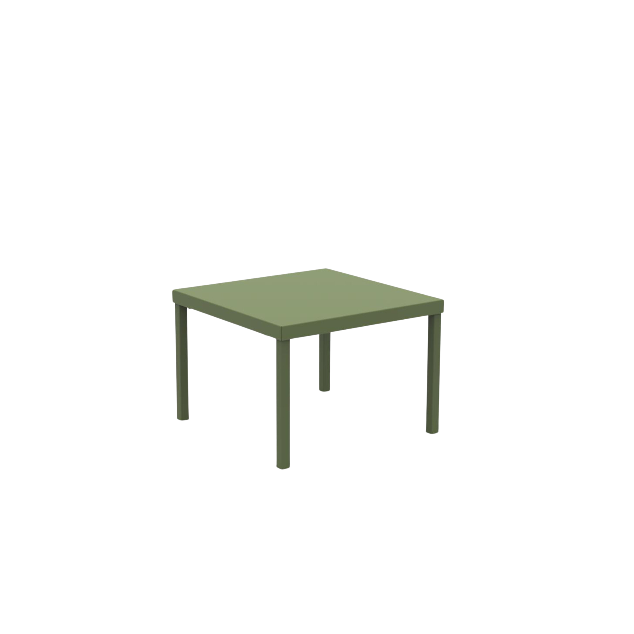 "Alice3" stackable square metal garden table, 40x40 cm, 38.5 cm high