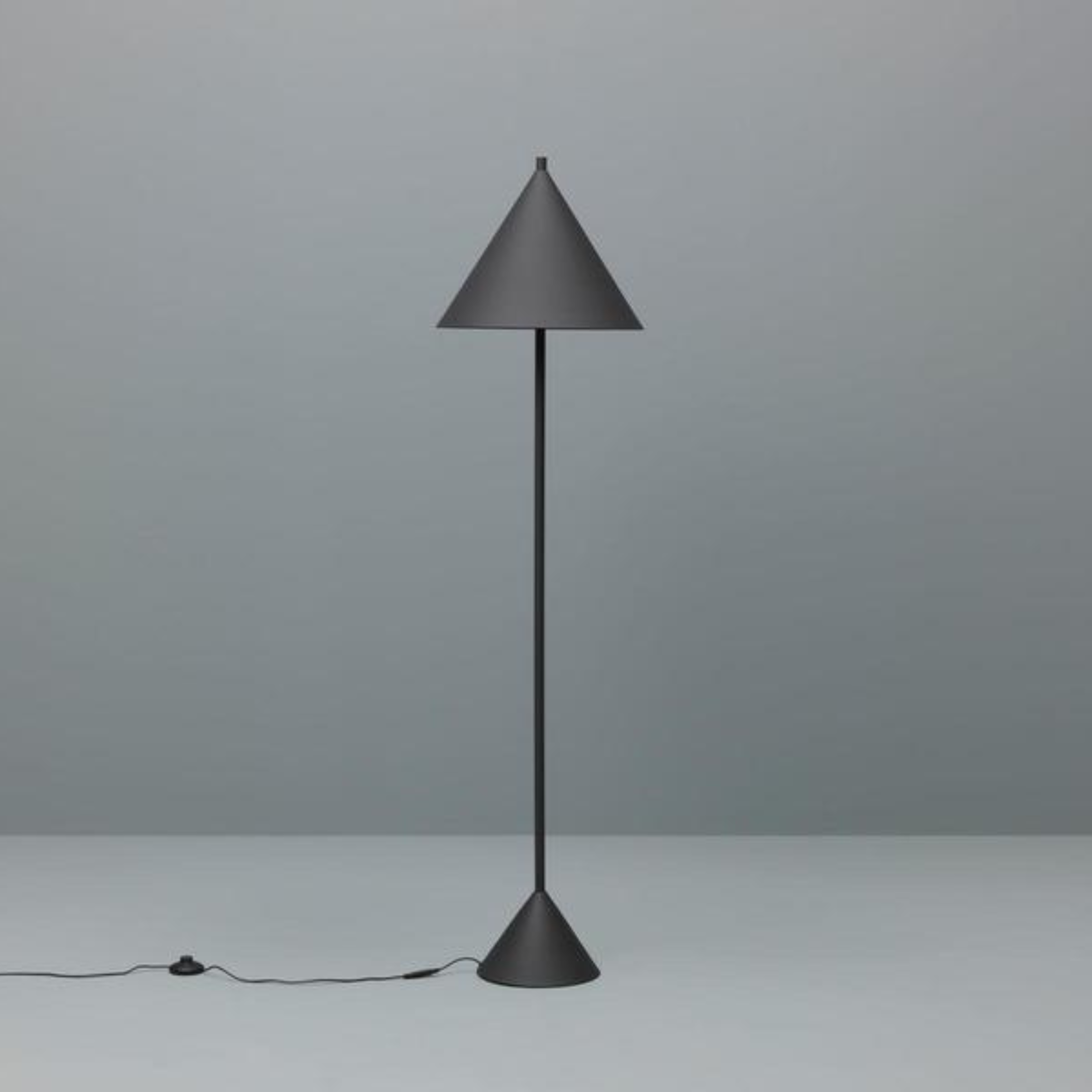 "Kobi" LED floor and table lamp with metal shade