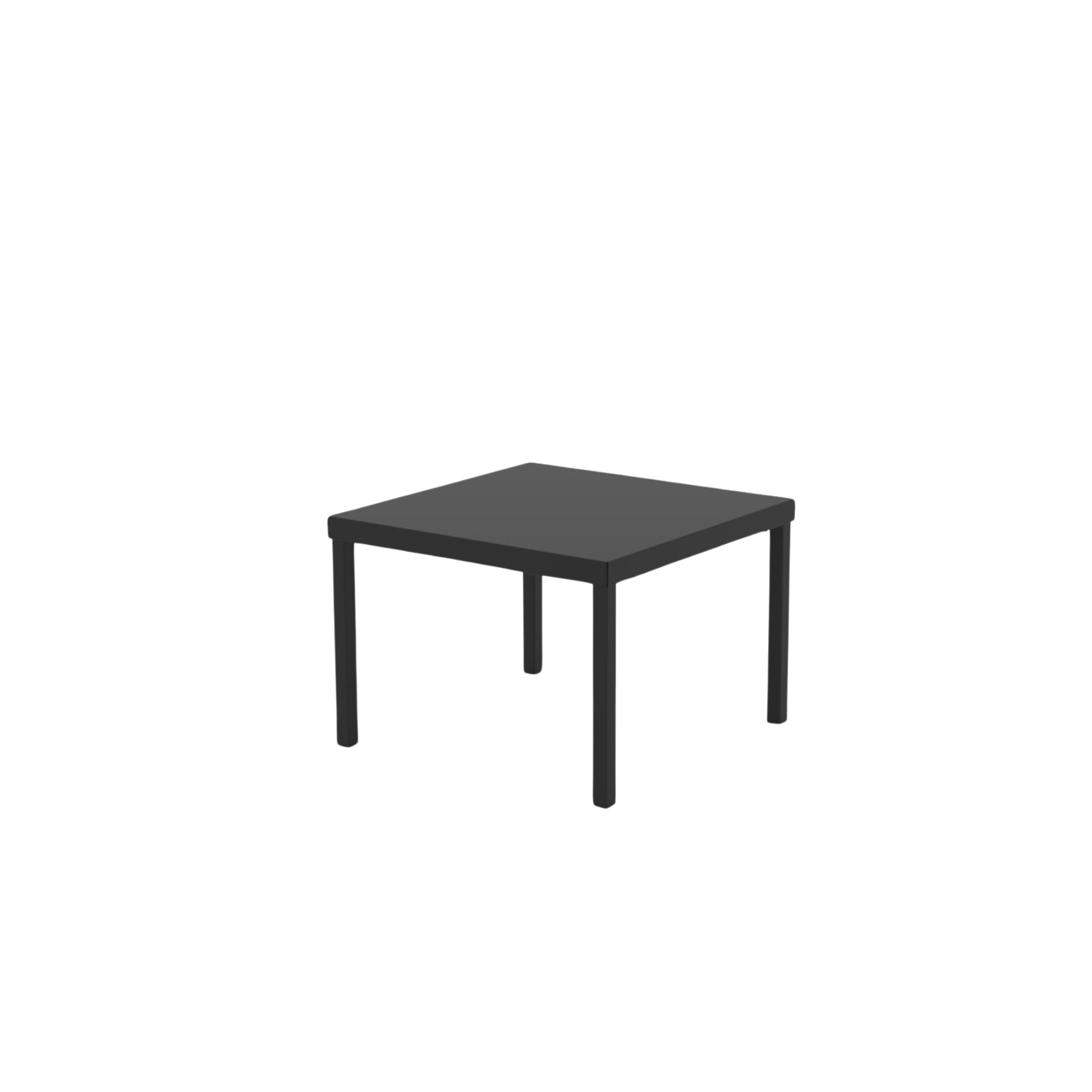 "Alice3" stackable square metal garden table, 40x40 cm, 38.5 cm high