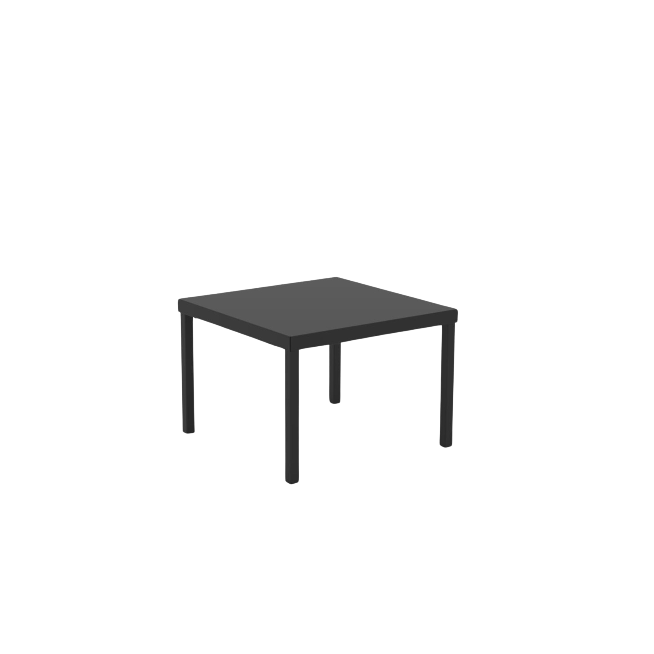 "Alice3" stackable square metal garden table, 40x40 cm, 38.5 cm high