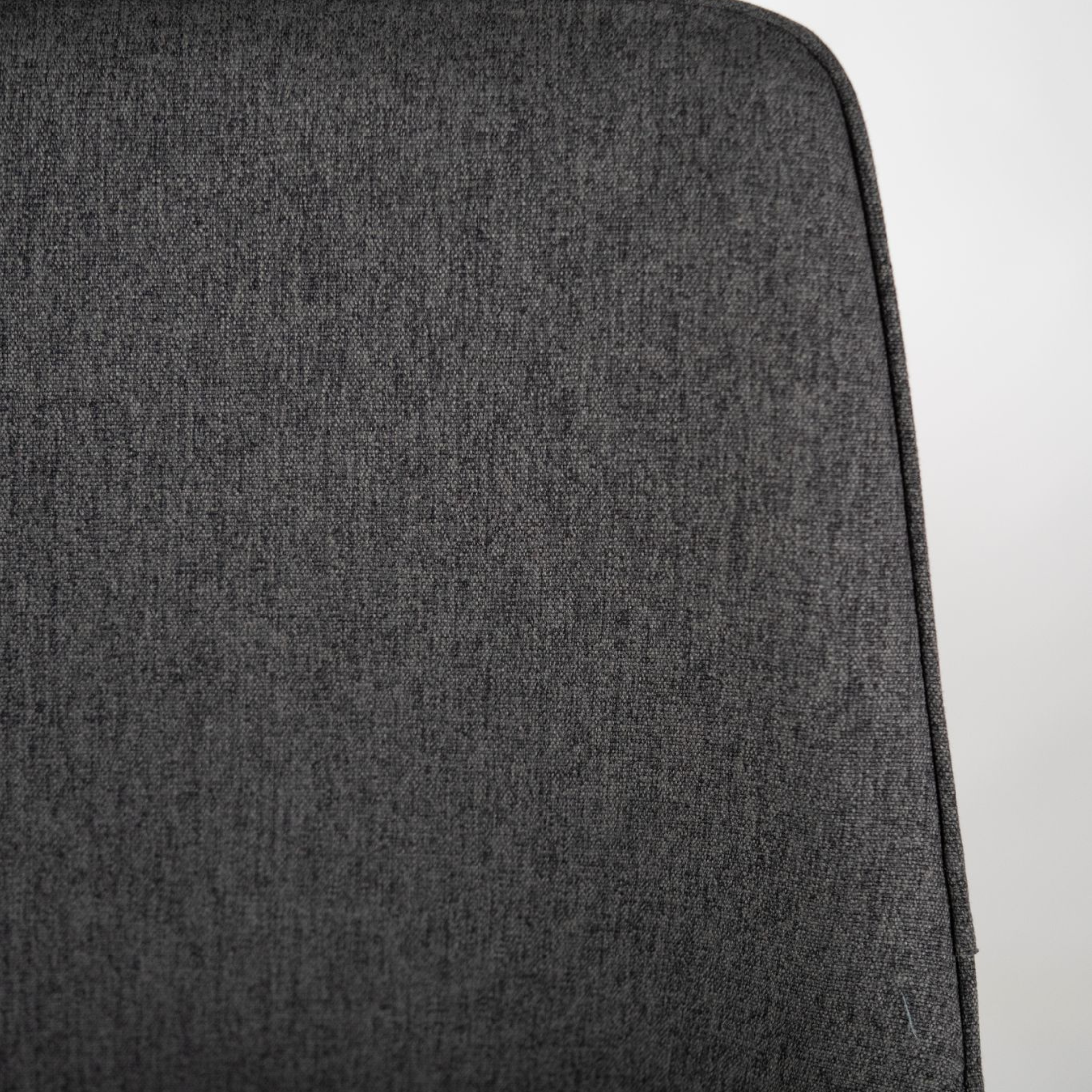 Set of "Fox" high stools in padded fabric with footrest cm 44x50 94h