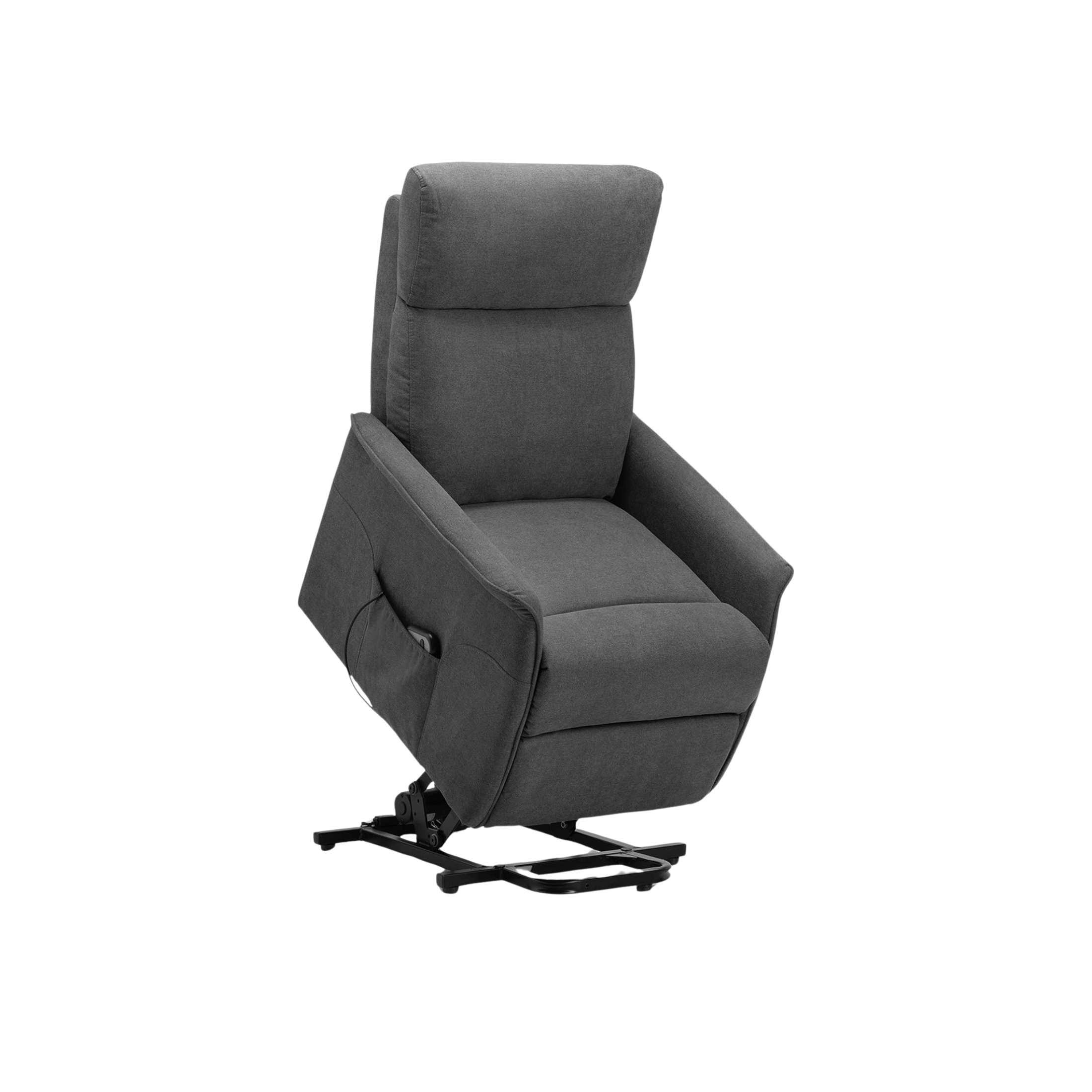 "Relax" reclining armchair with lift function in enjoy fabric, 66x90 cm, 97h