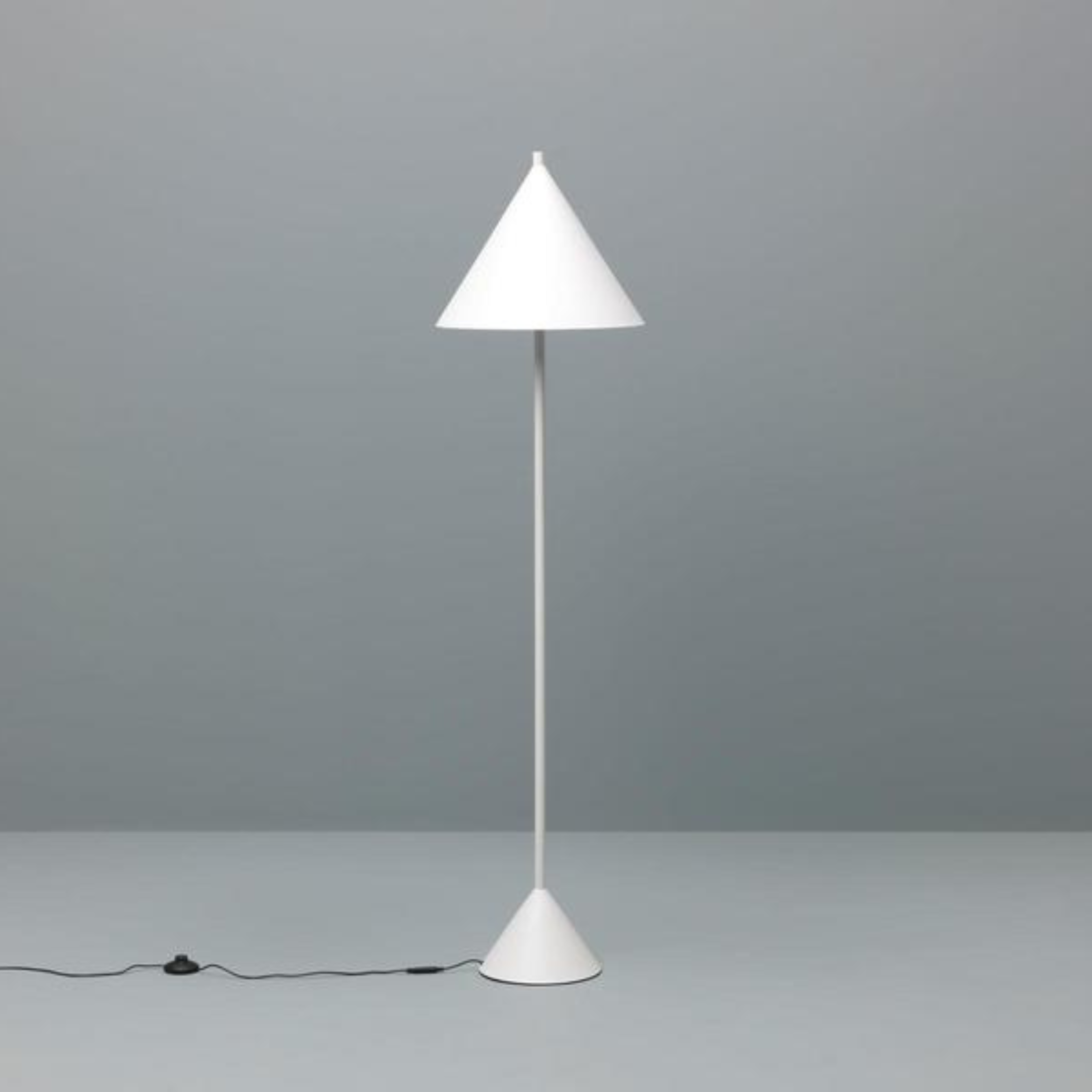 "Kobi" LED floor and table lamp with metal shade