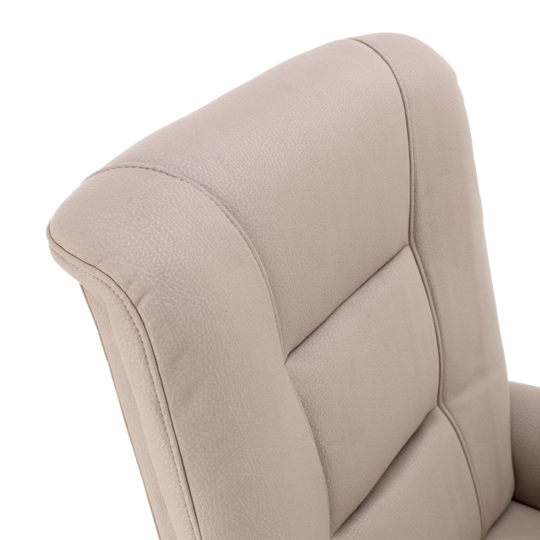 Beige reclining armchair "Elisa" lift function 1 motor cm 75x90 107h