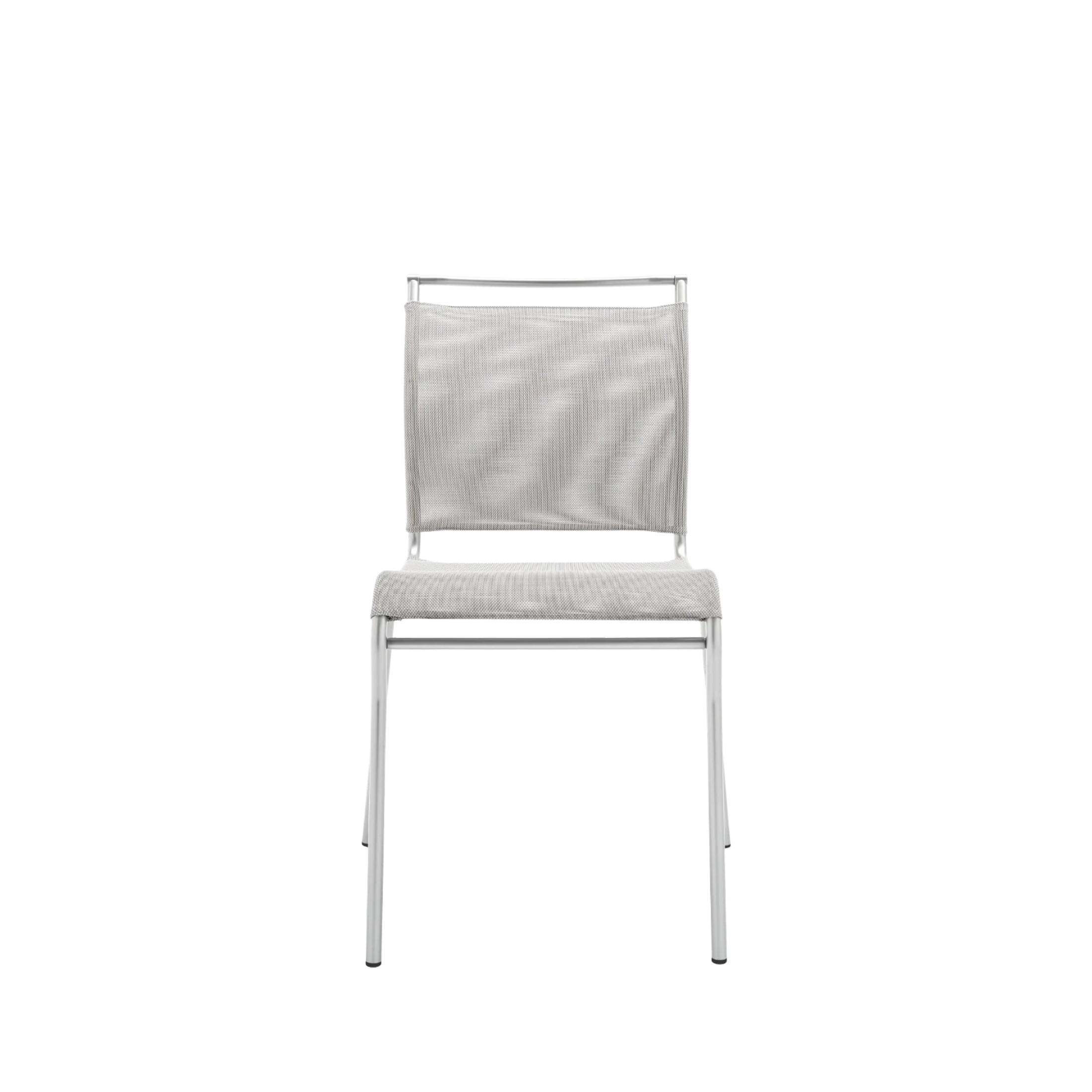 Set of modern "Air" living room chairs in breathable fabric 53x55 cm 84h