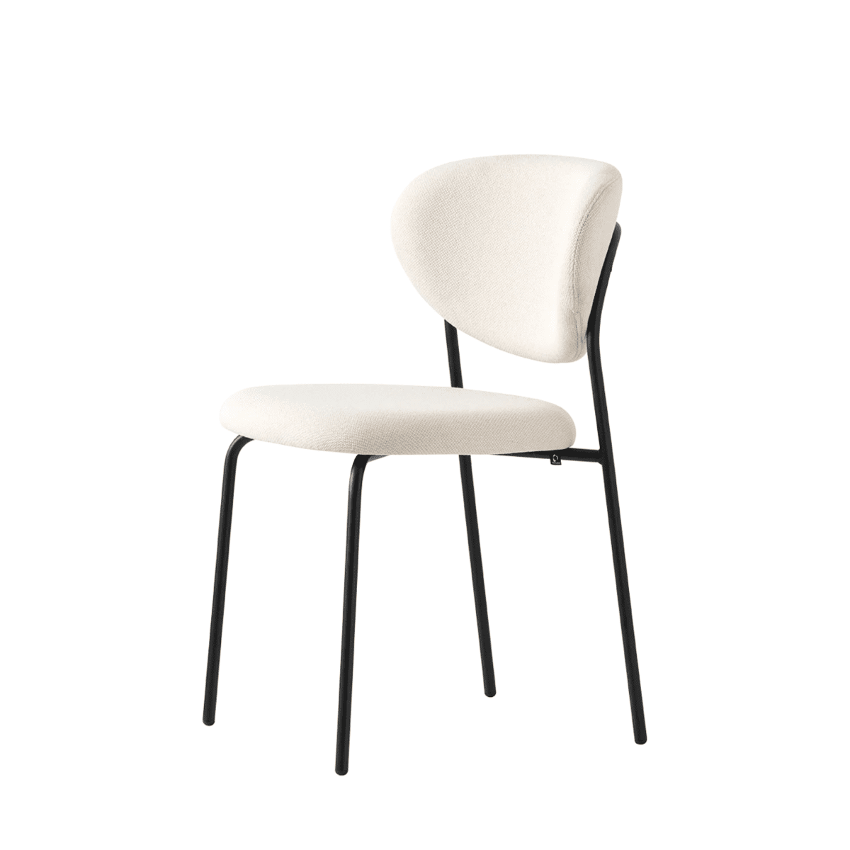 Set di sedie moderne da soggiorno "Cozy" con seduta e schienale imbottiti cm 50x54 80,5h - MondoViro