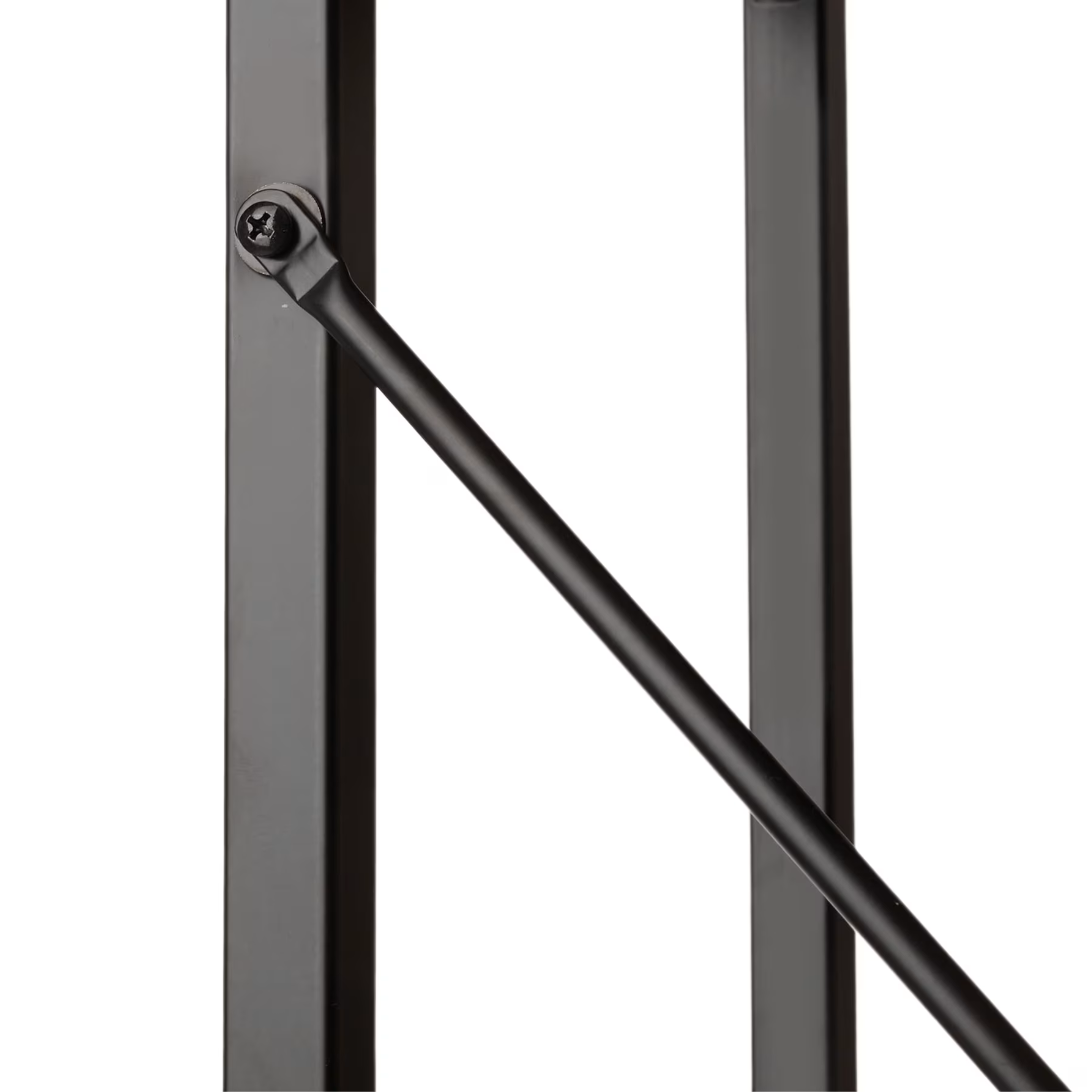 "Industrial" bookcase in oak wood and metal, 80x30x180 cm.