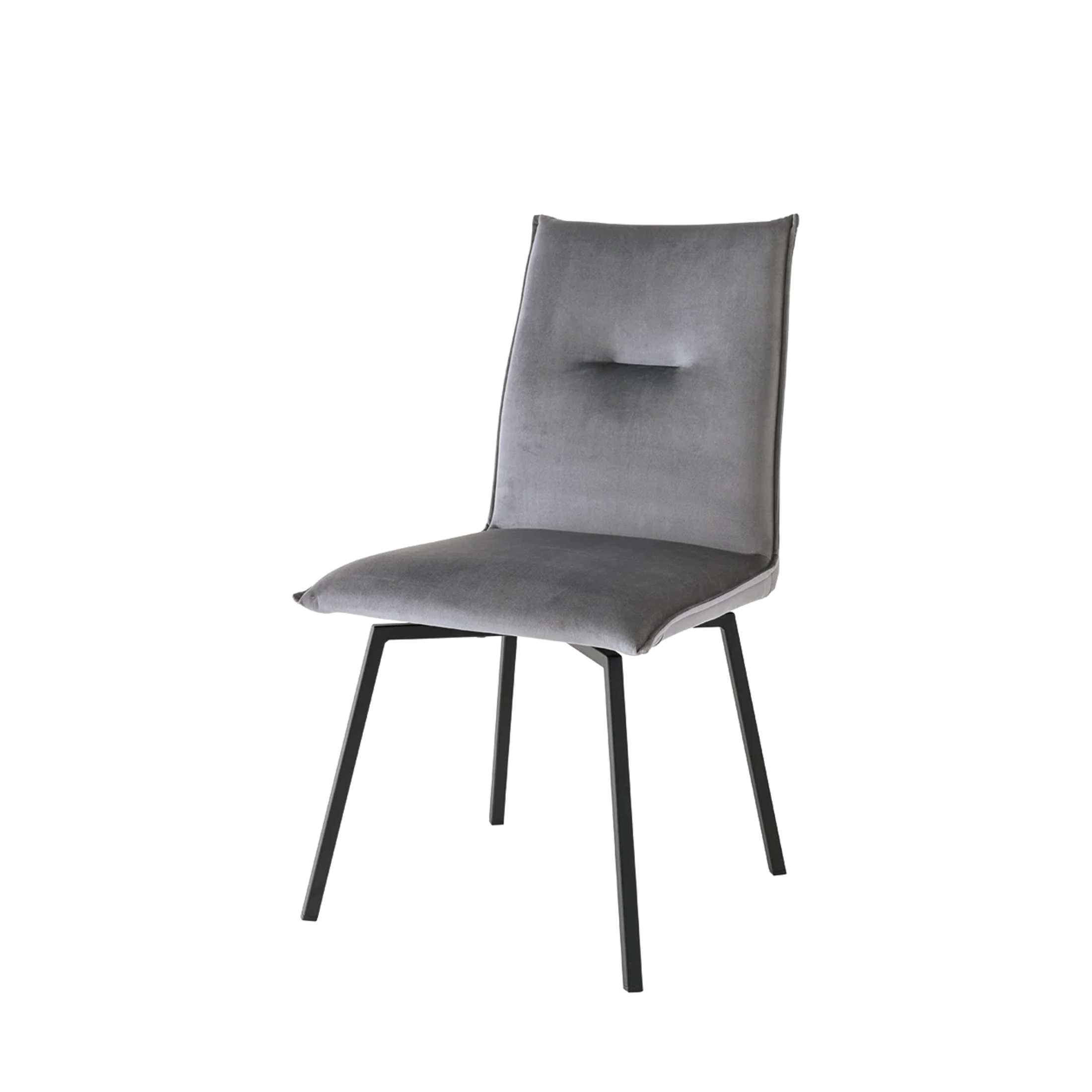Modern living room chair "Maya" with ash fabric seat cm 51x61 92h