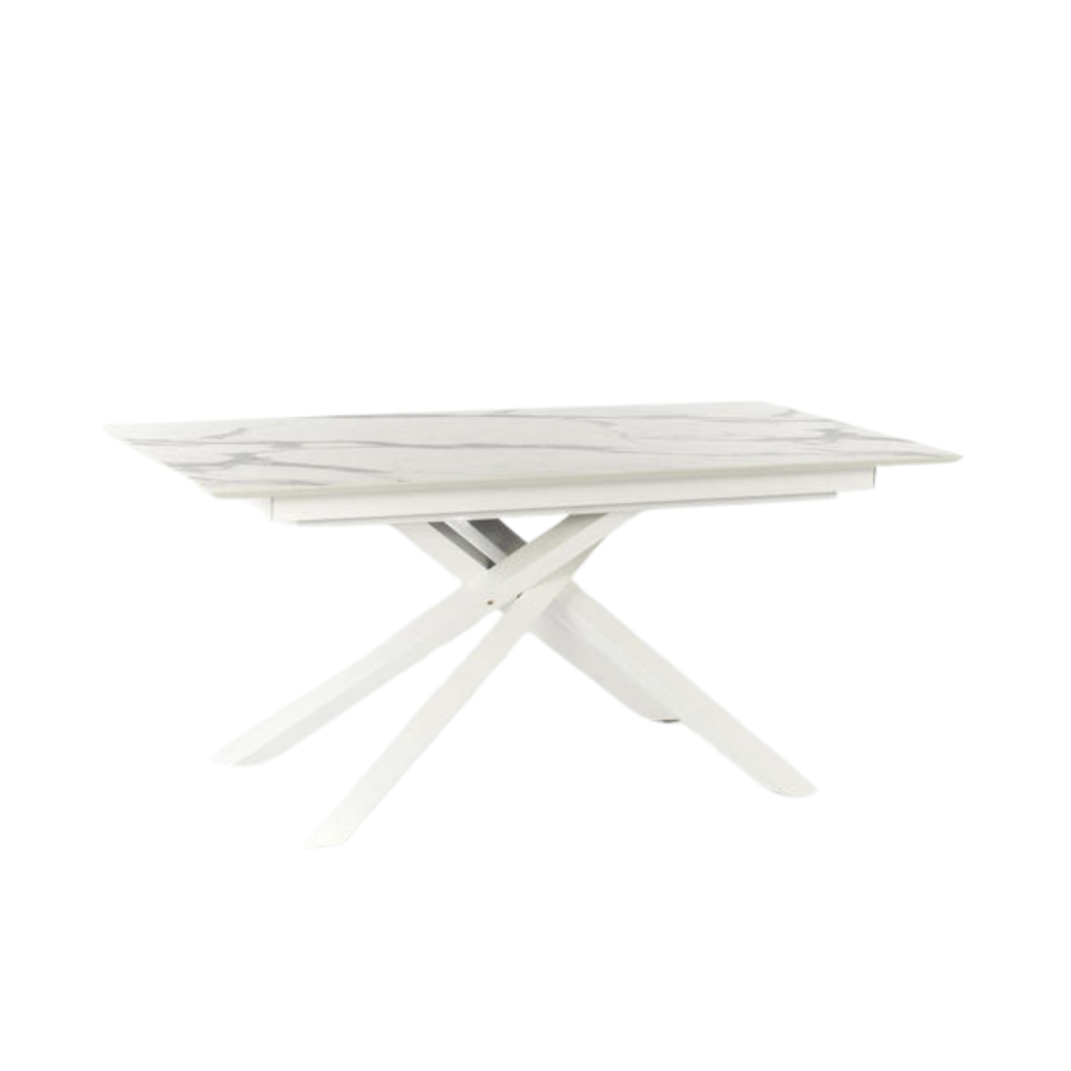 Extendable table "Jade" HPL top, aluminum legs, 170/270x90 cm, 76h