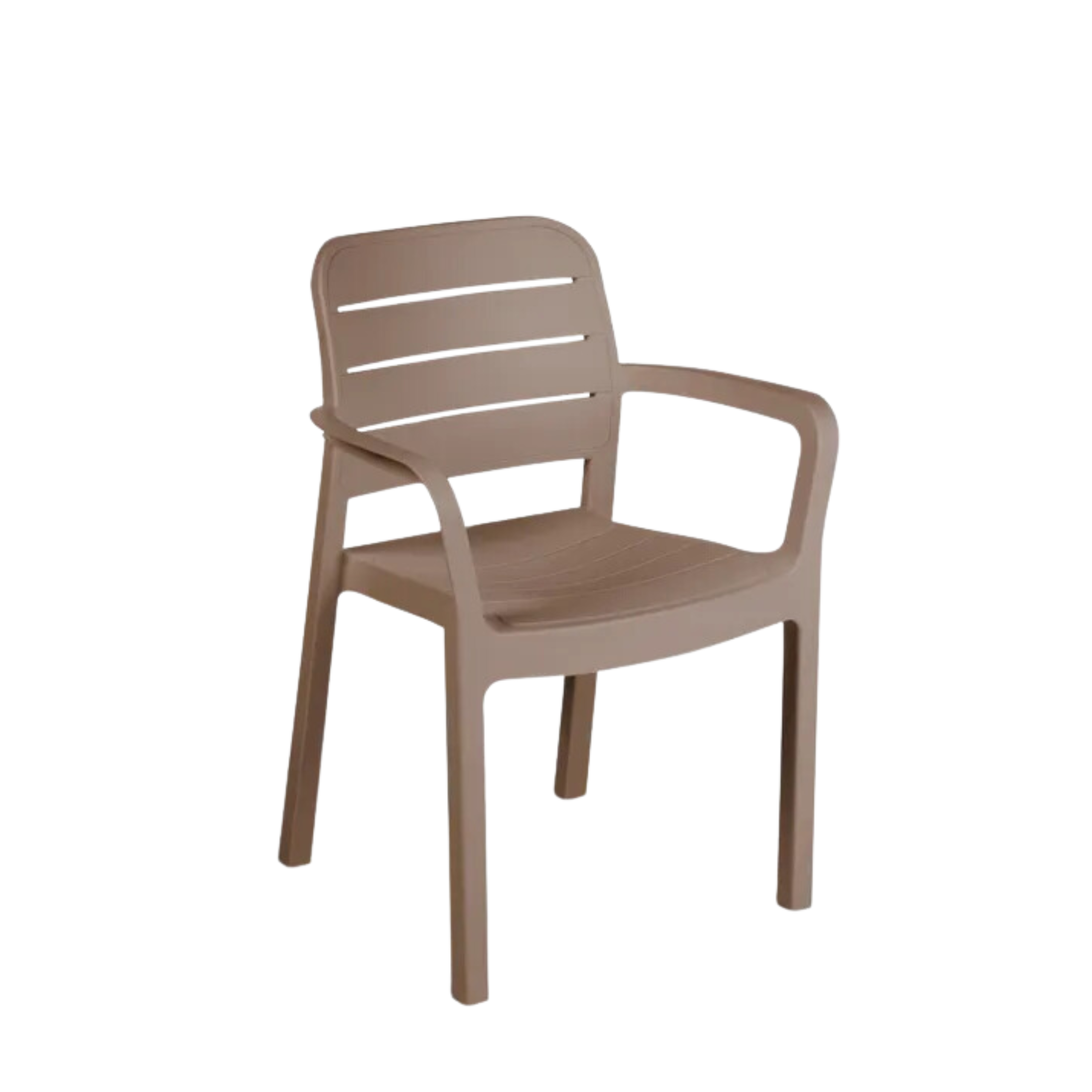 Set of "Domingo" garden chairs, cappuccino color, shockproof, 58x53 cm, 83h