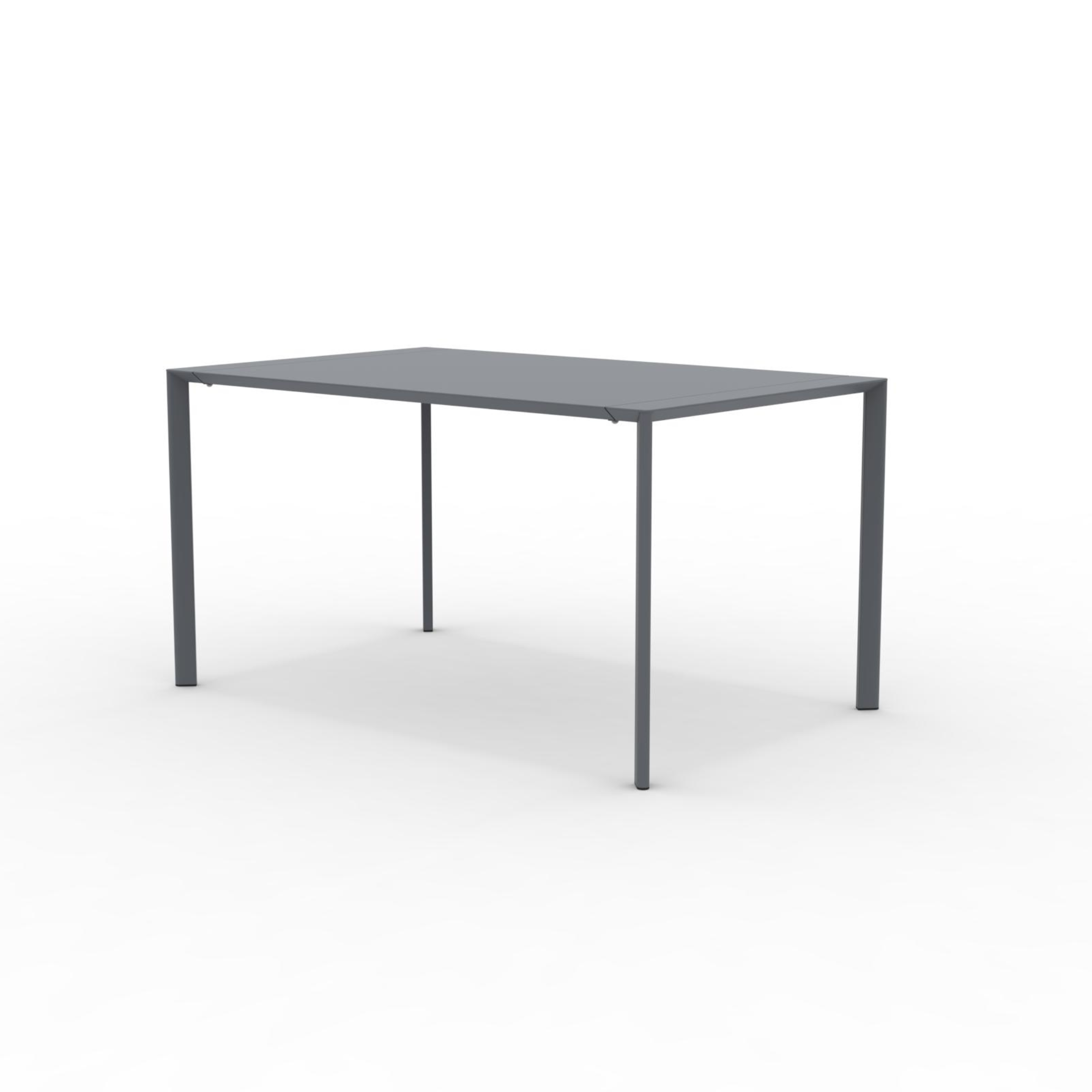 Tavolo quadrato in metallo "Fox1" per giardino impilabile cm 80x80 75h