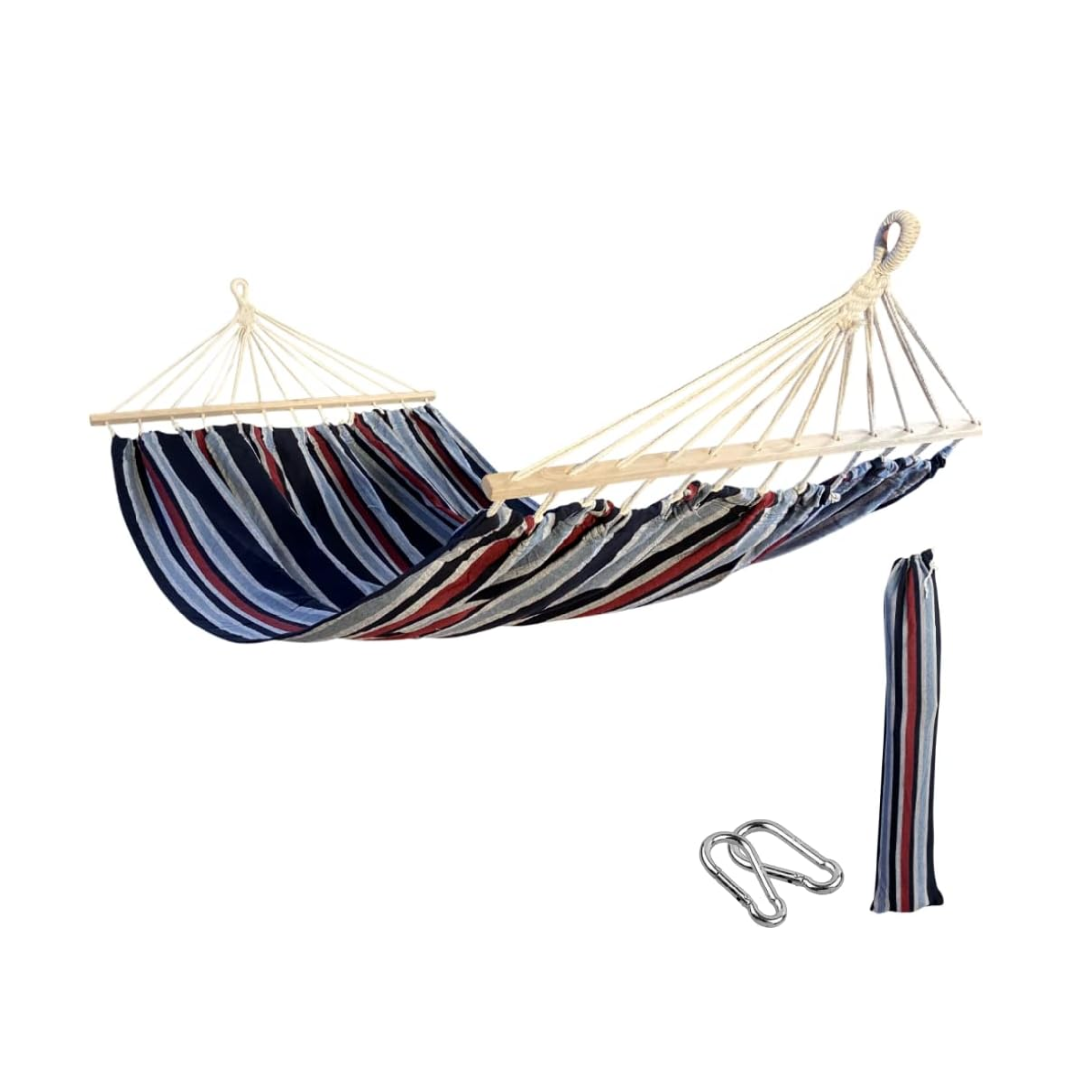 Modern "Calab" cotton and rope hammock for garden or veranda 200 cm