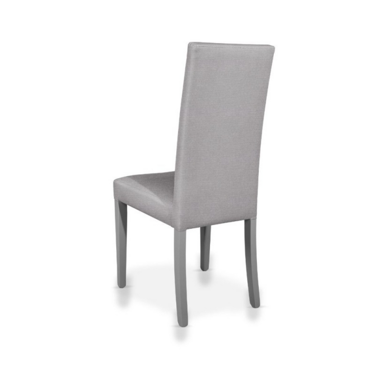 Set of "Nancy" dining chairs upholstered in Soro fabric with wooden legs, 47x47 cm, 101h