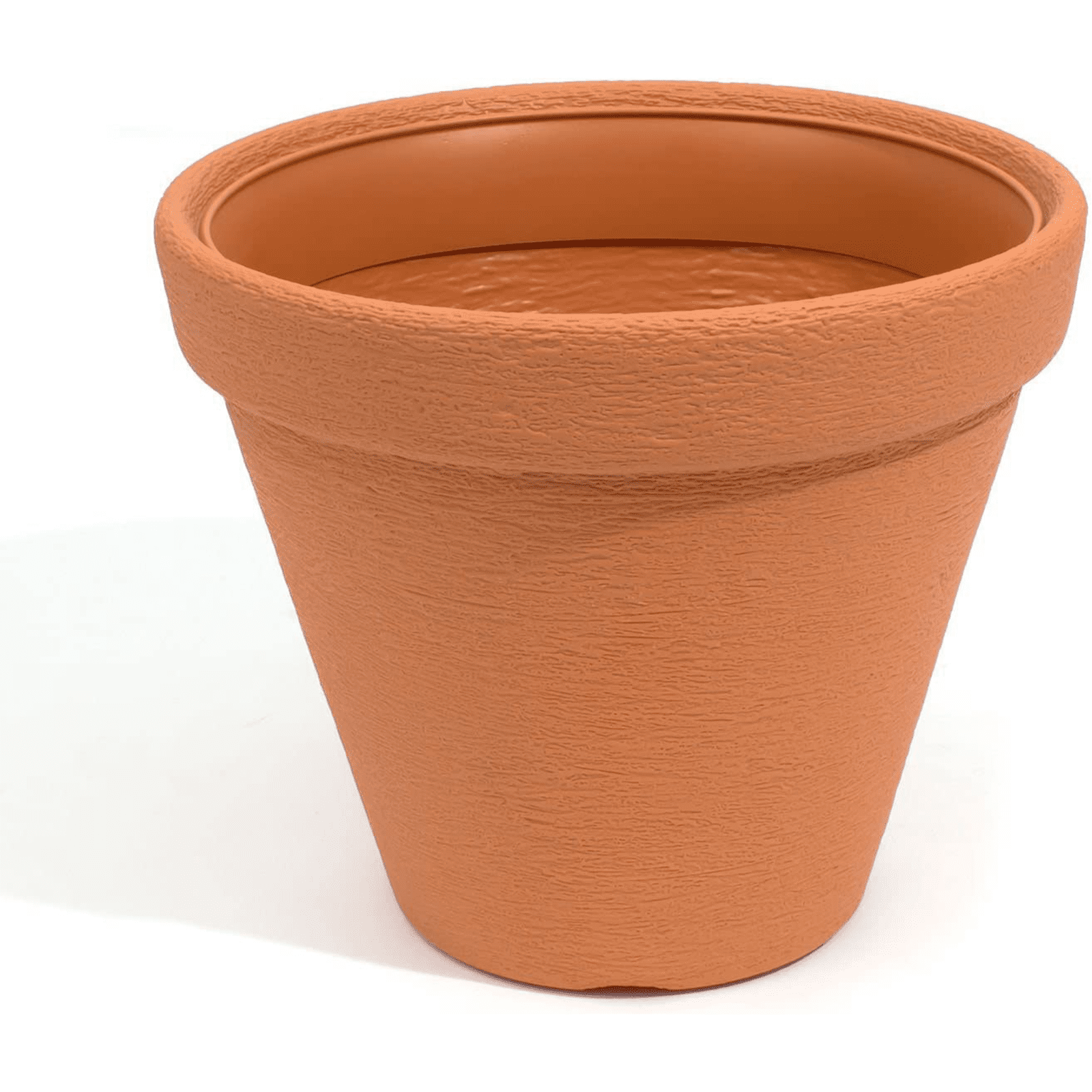 Vaso in plastica simil pietra Gea DBC per esterno senza sottovaso