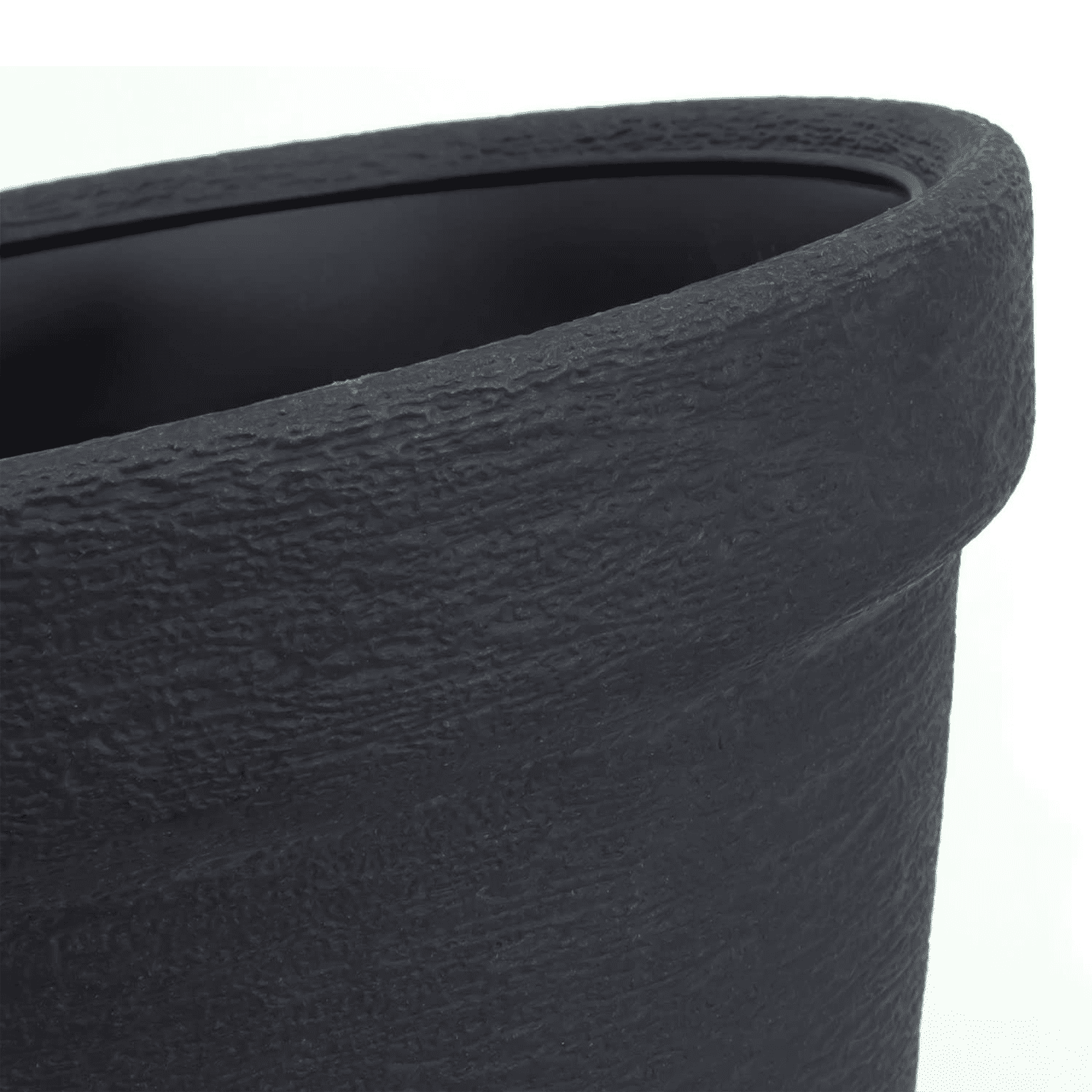 Vaso in plastica simil pietra Gea DBC per esterno senza sottovaso