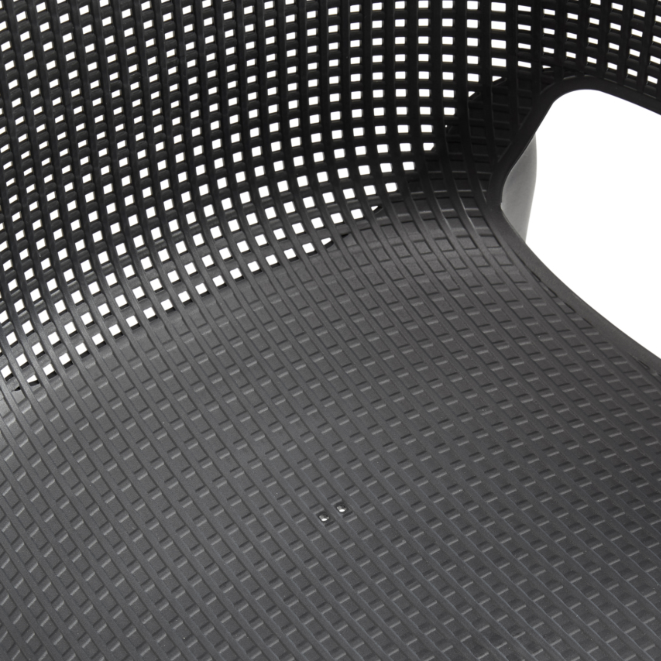 Set of 6 modern outdoor chairs "Vancouver" in resin 57.7x62.5 cm 79h