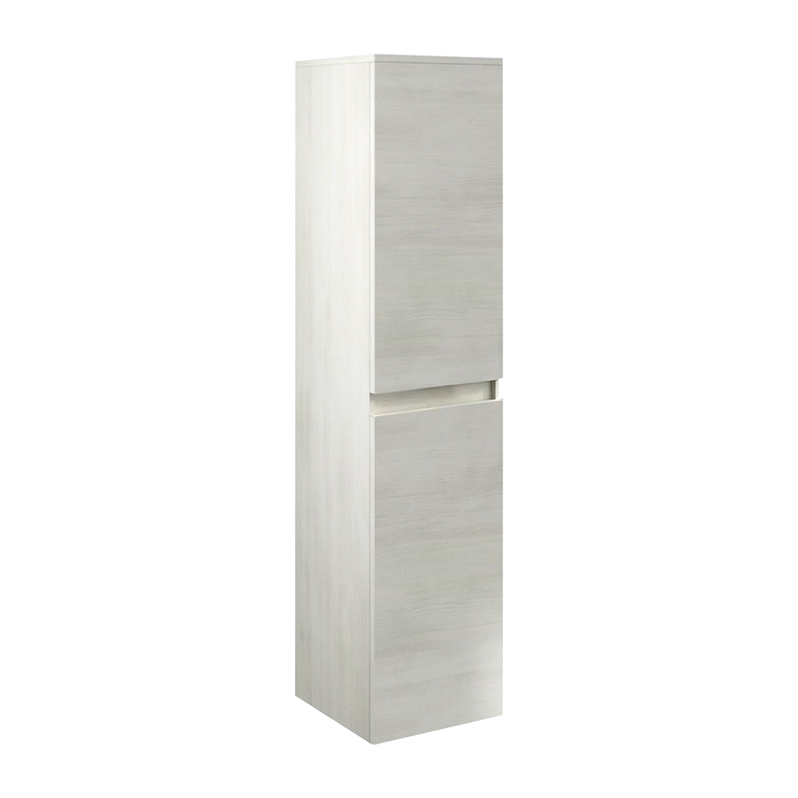 "New Splash" bathroom wall unit with 2 doors in oak wood, 31x33.5 cm, 138 cm high