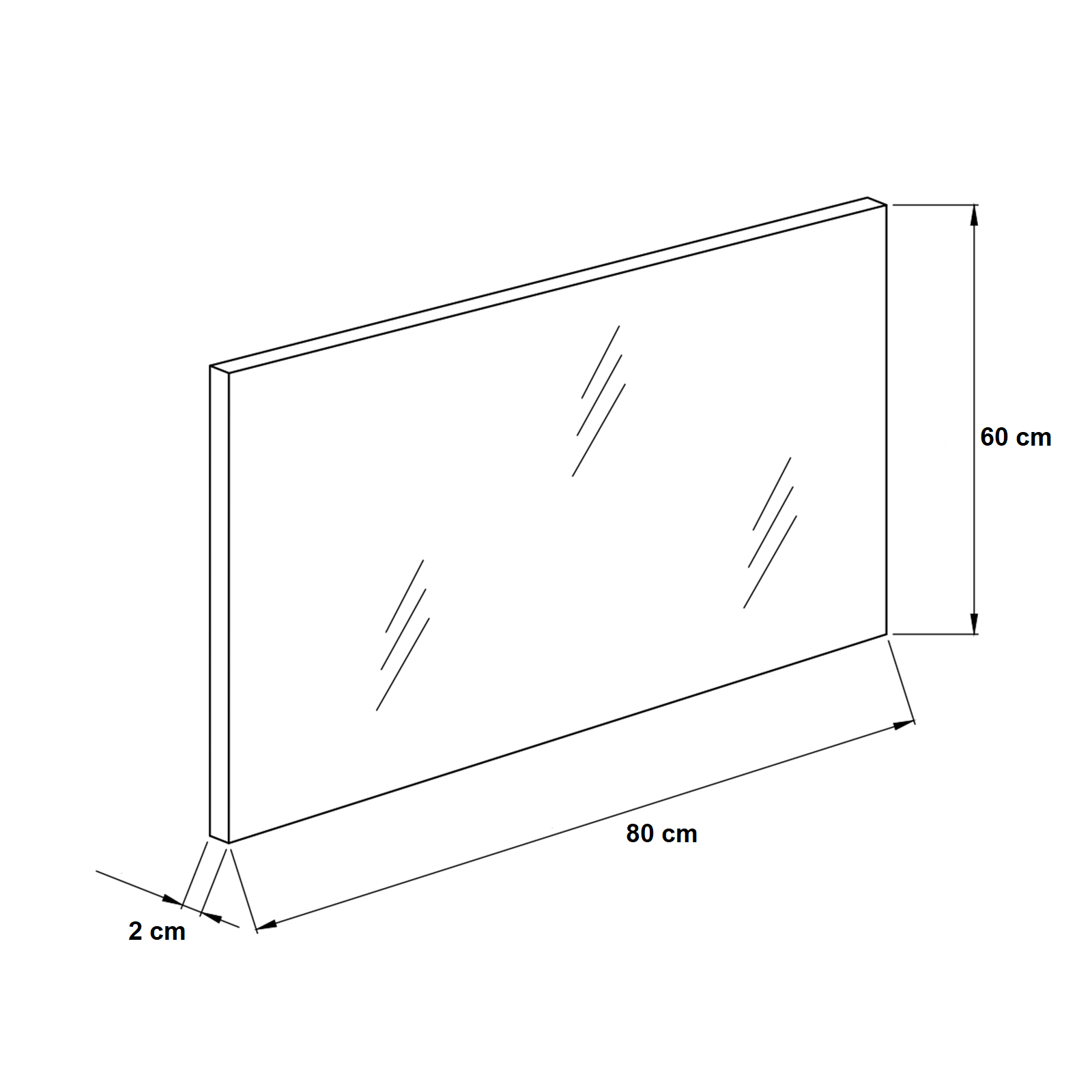 "New Splash" suspended under-sink unit with chipboard chest of drawers and mirror