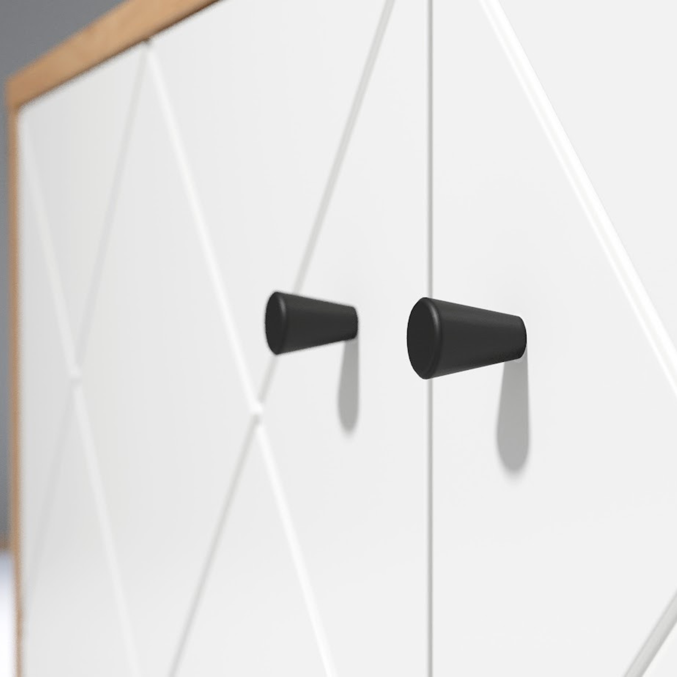 "Living Bollo" living room furniture set in artisan oak and white